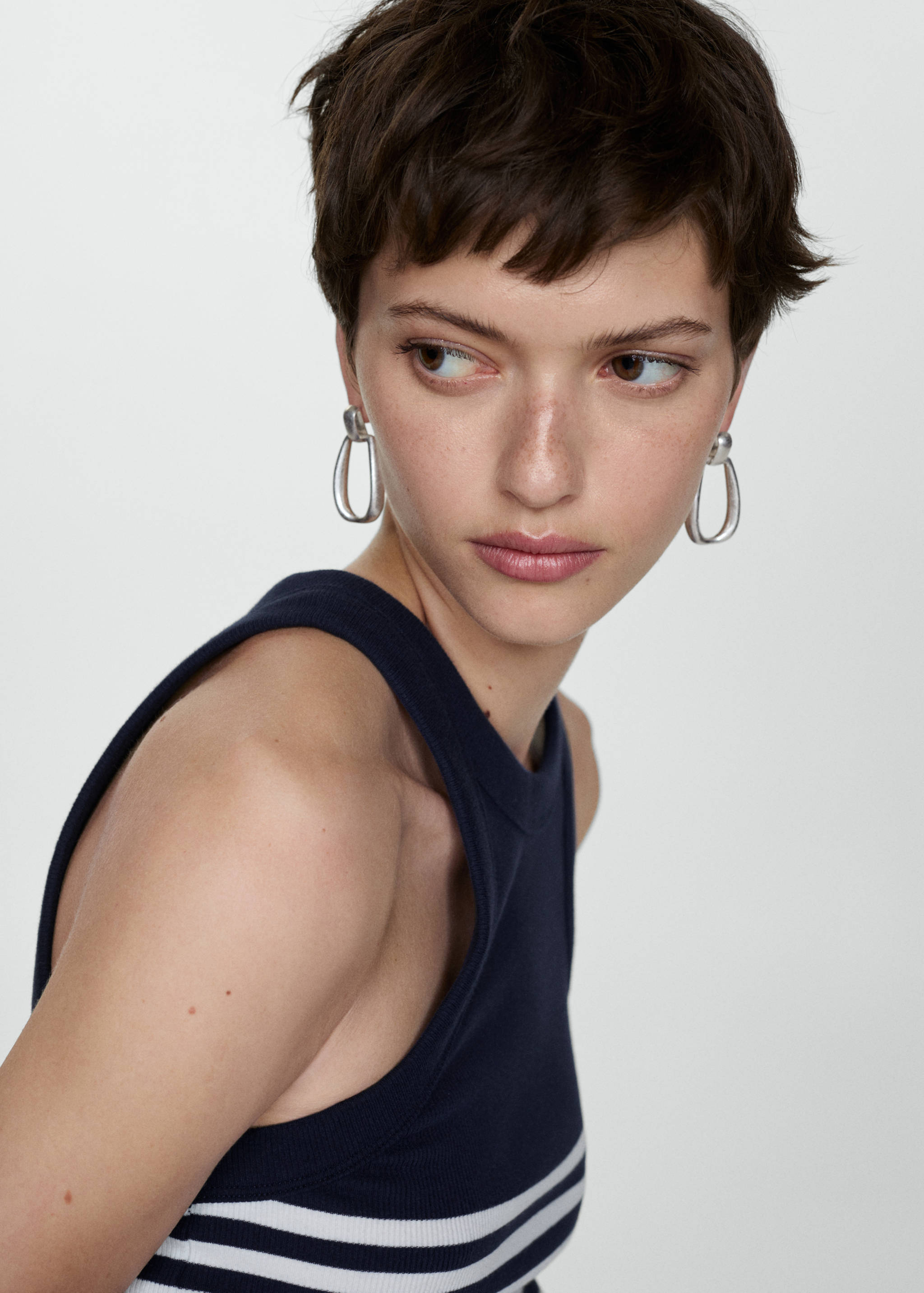 Stripe-print top - Details of the article 1