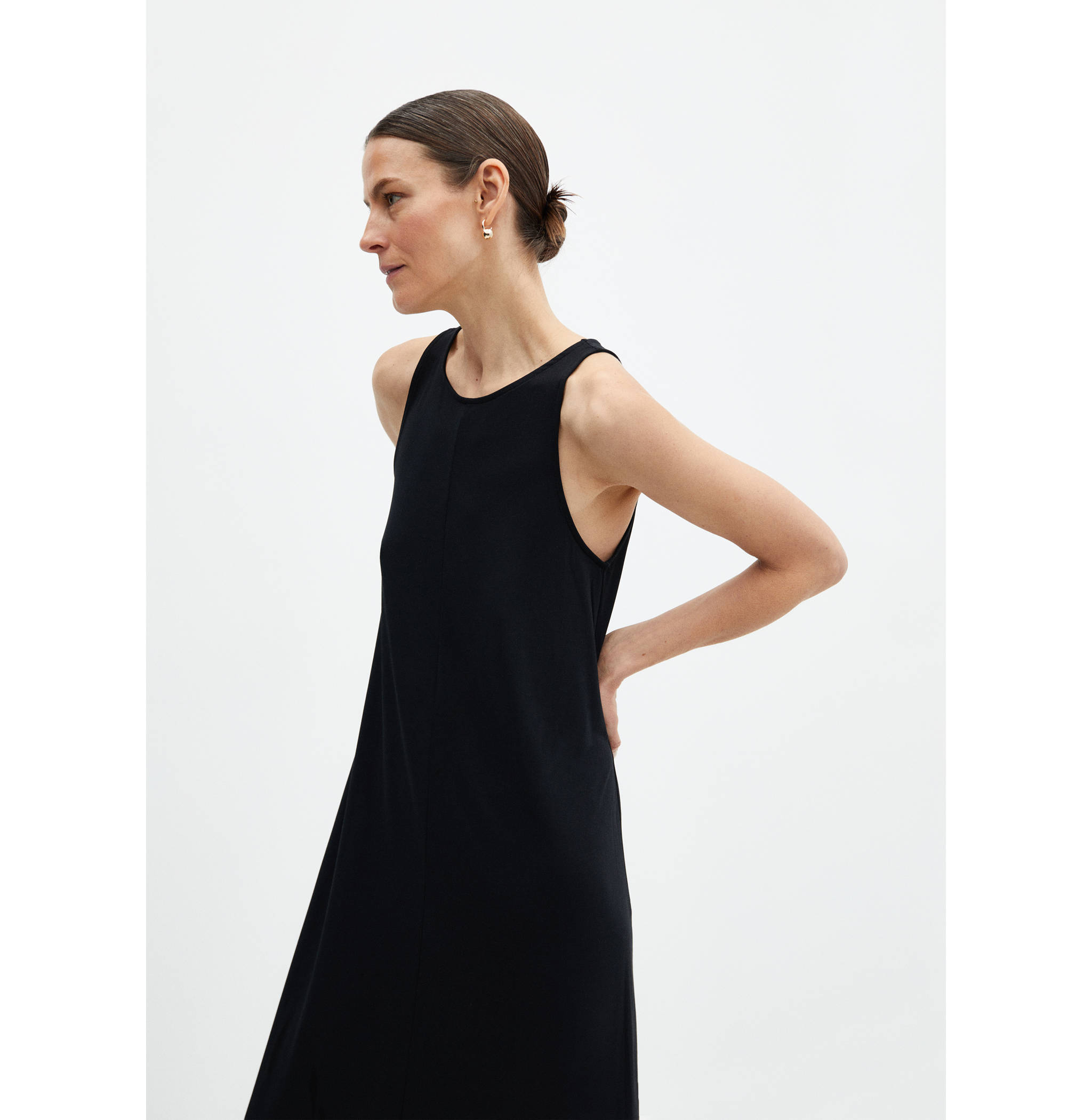 Long dress with straps - Medium plane