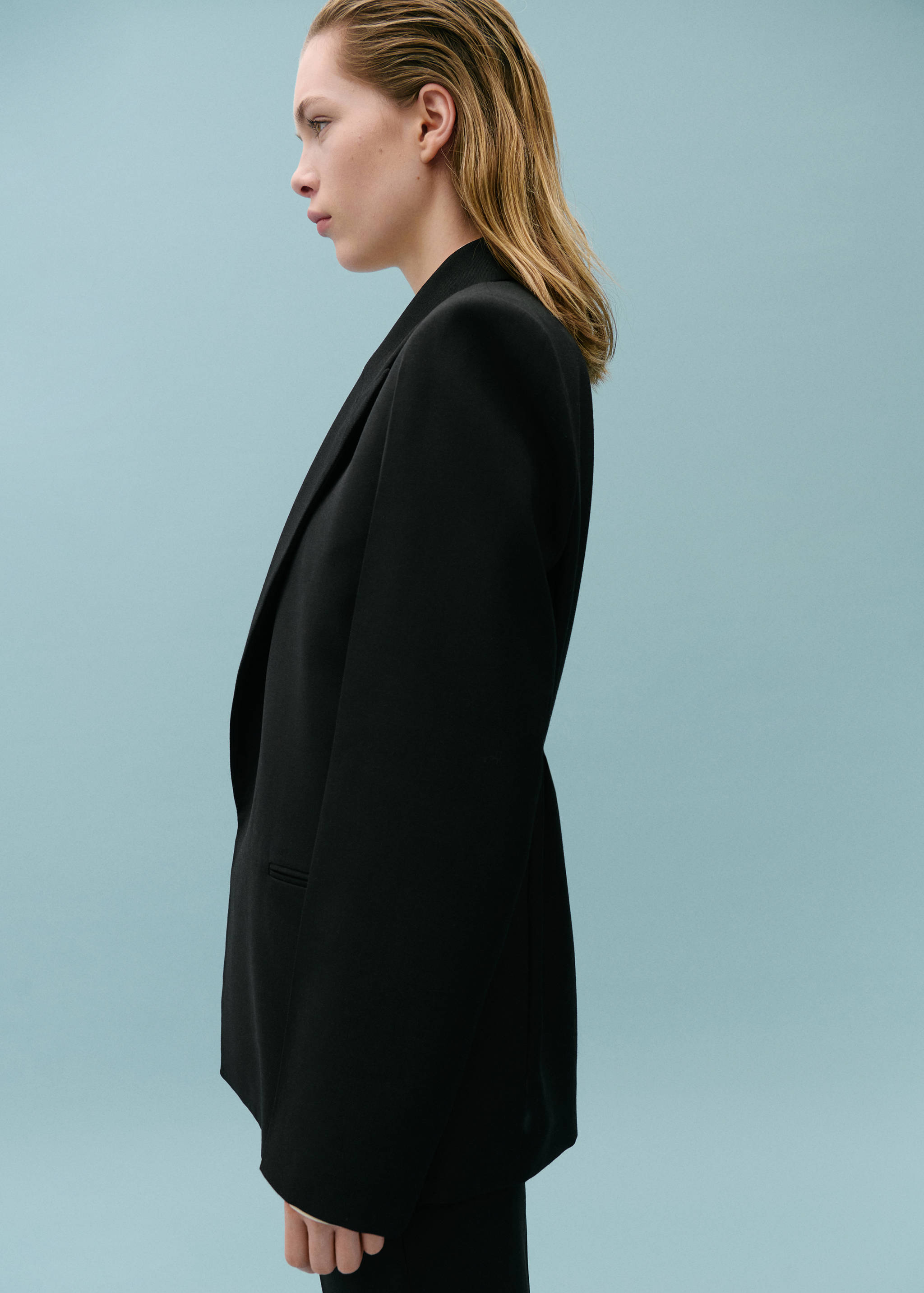 Wool-blend suit blazer - Details of the article 2