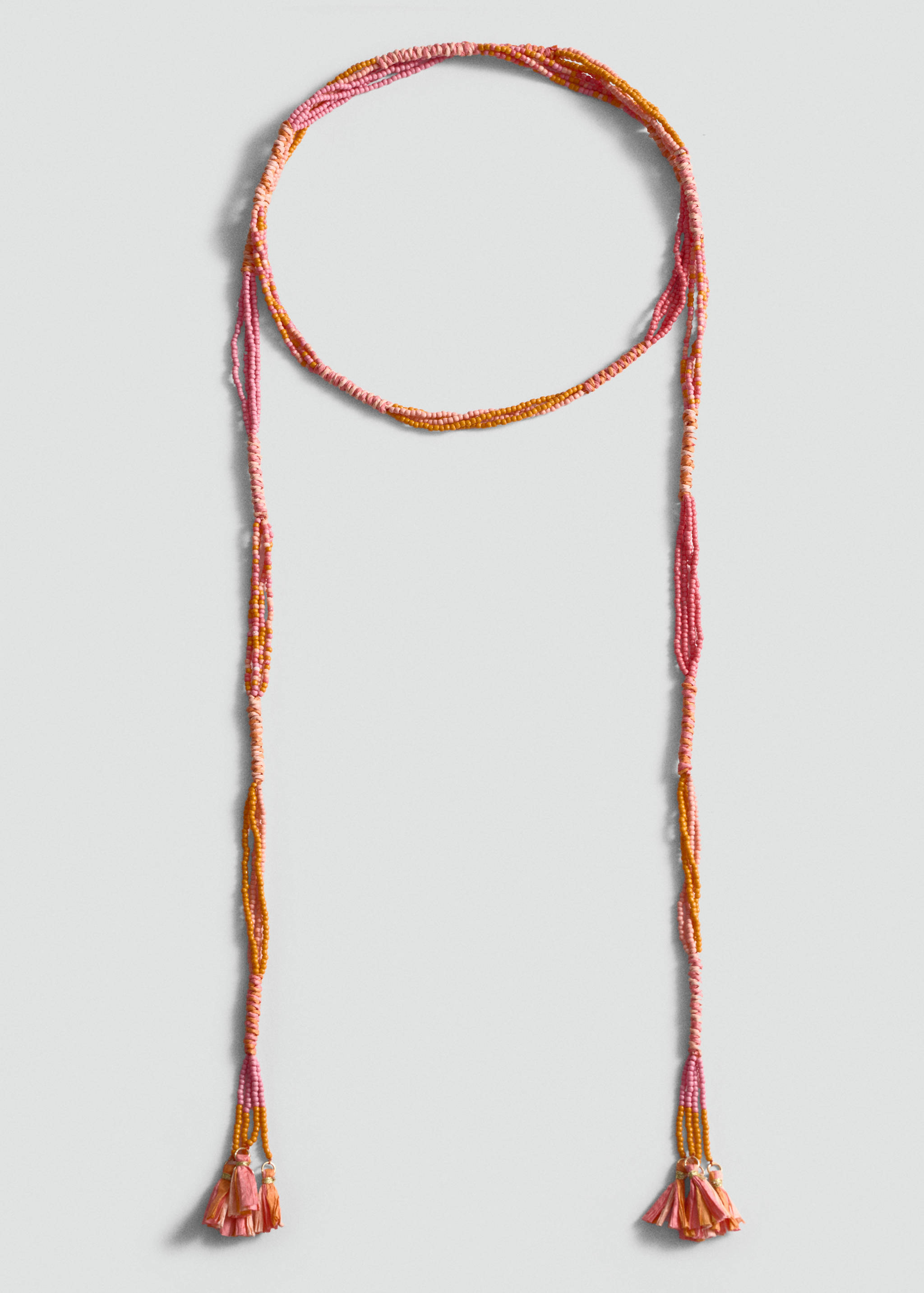 Collar dos vueltas abalorios - Artículo sin modelo