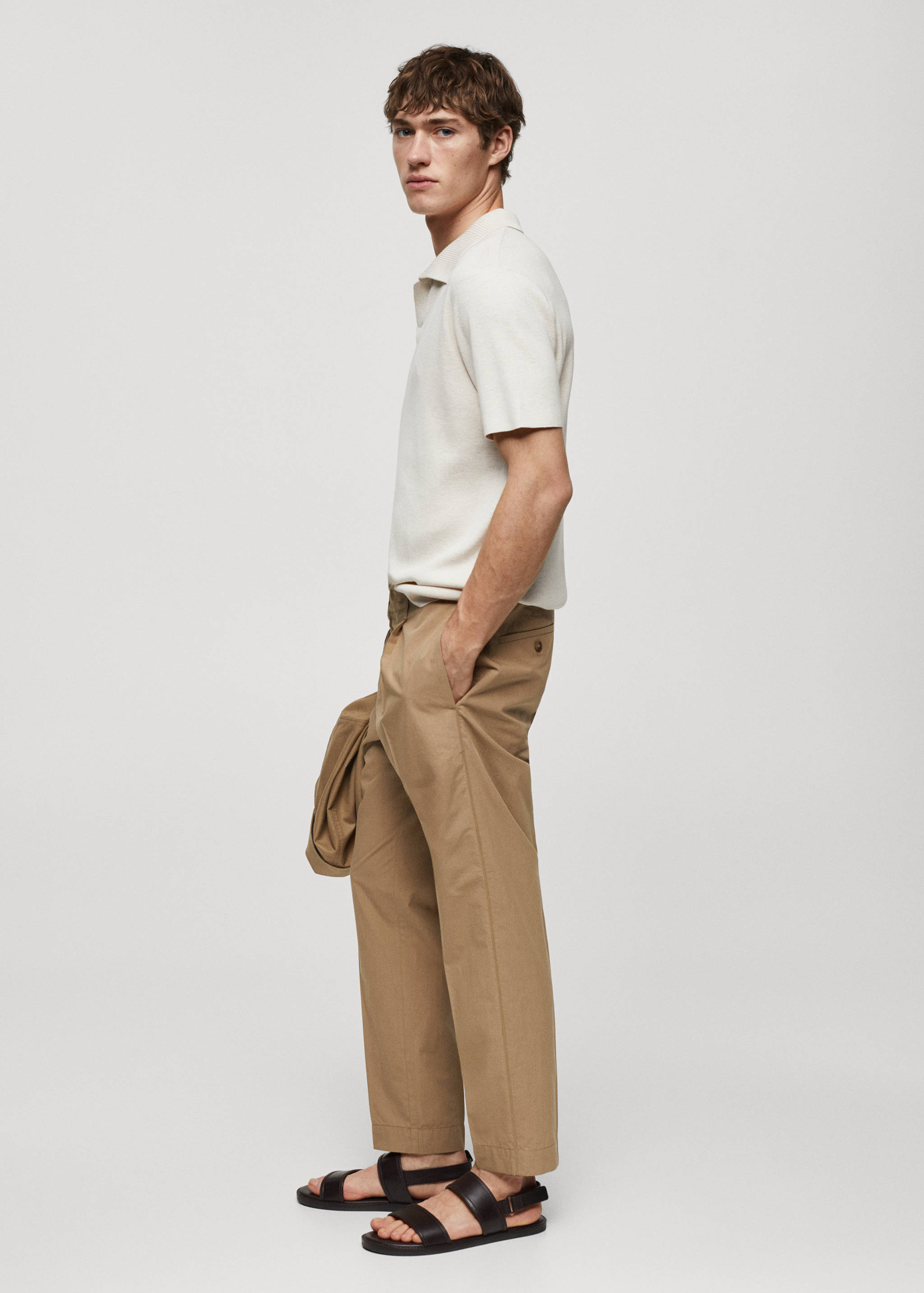 Pantalon slim-fit 100 % coton - Détail de l'article 2