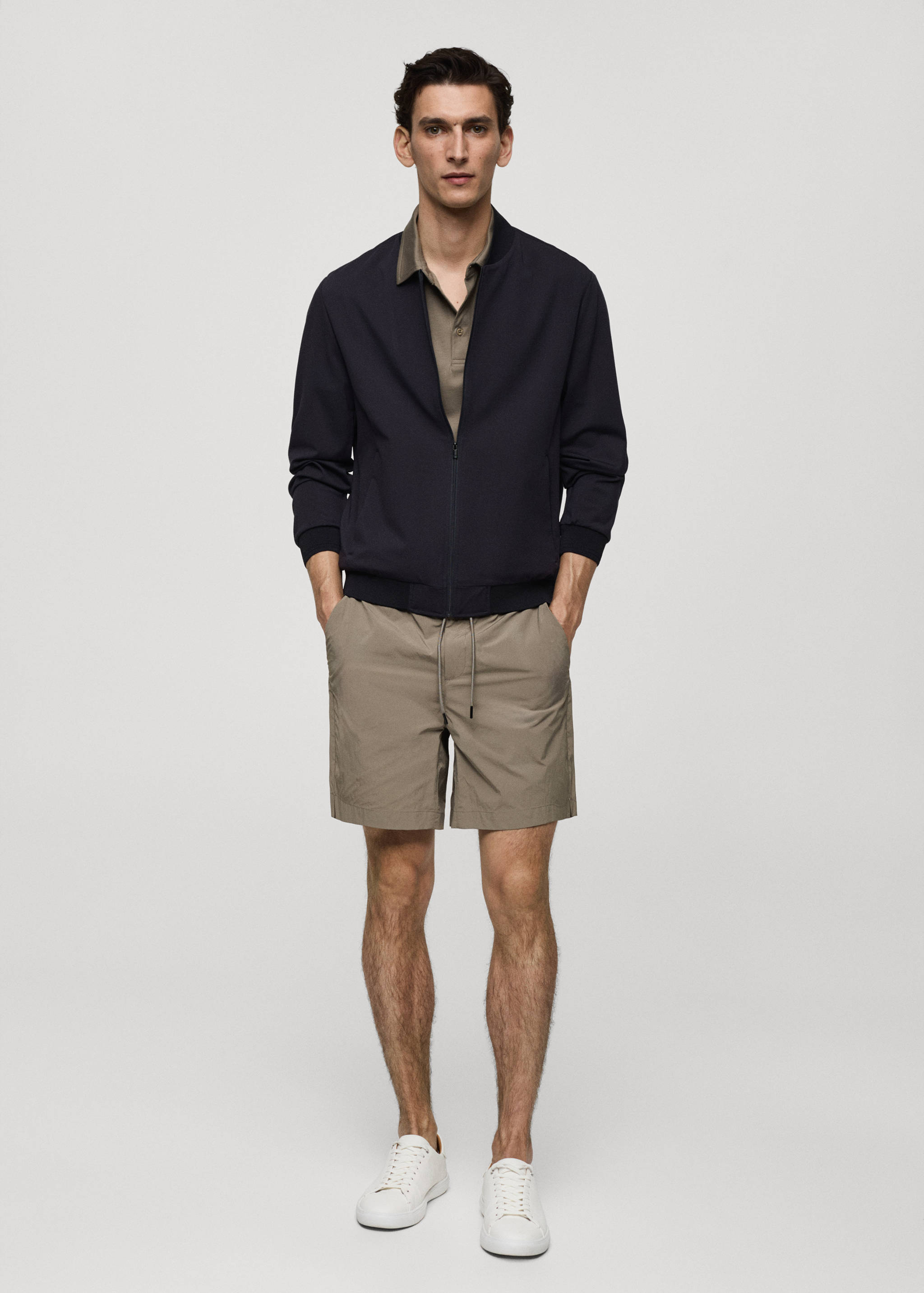 Veste bomber résistante à l’eau - Plan général