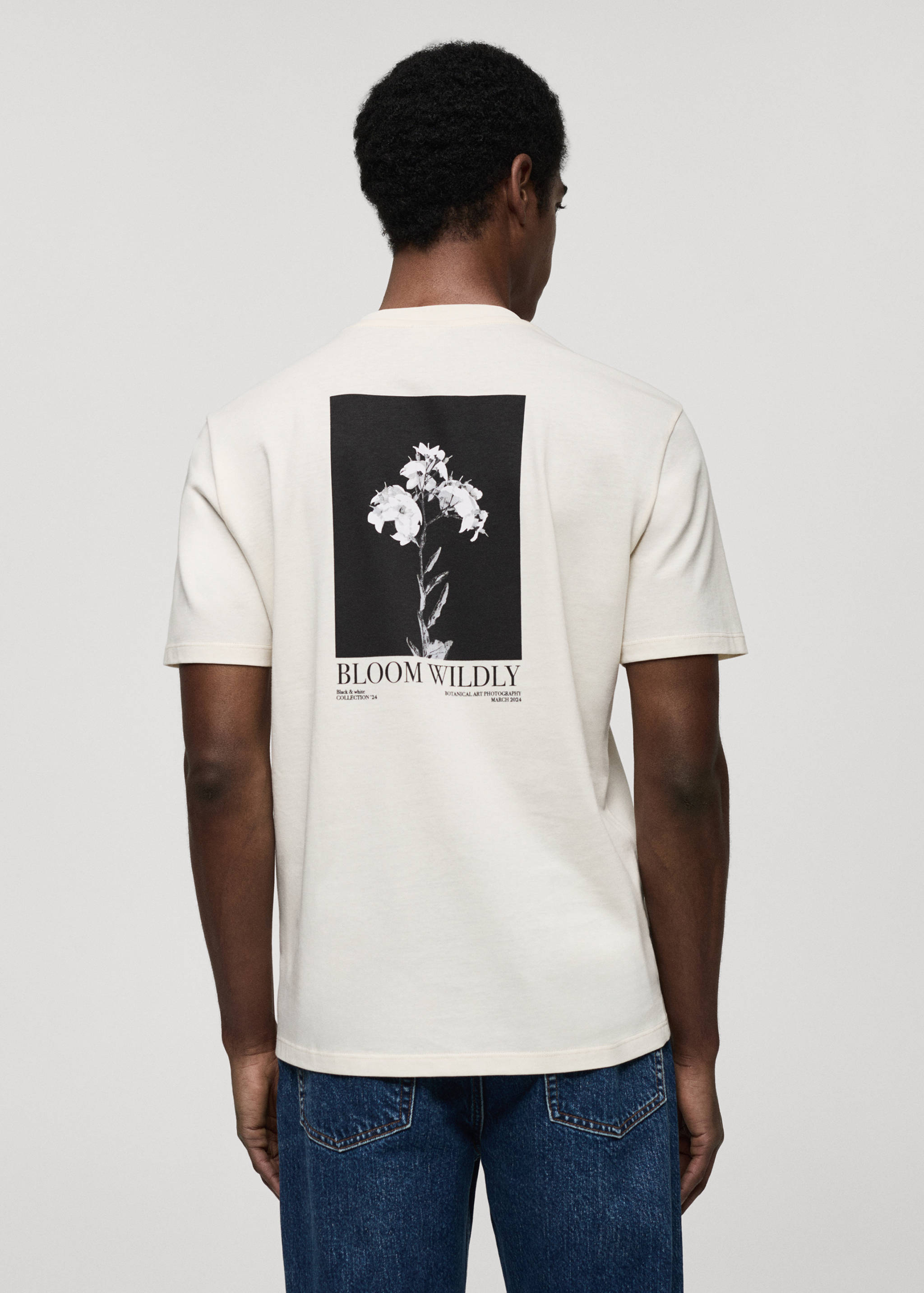 Camiseta slim fit estampado - Reverso del artículo