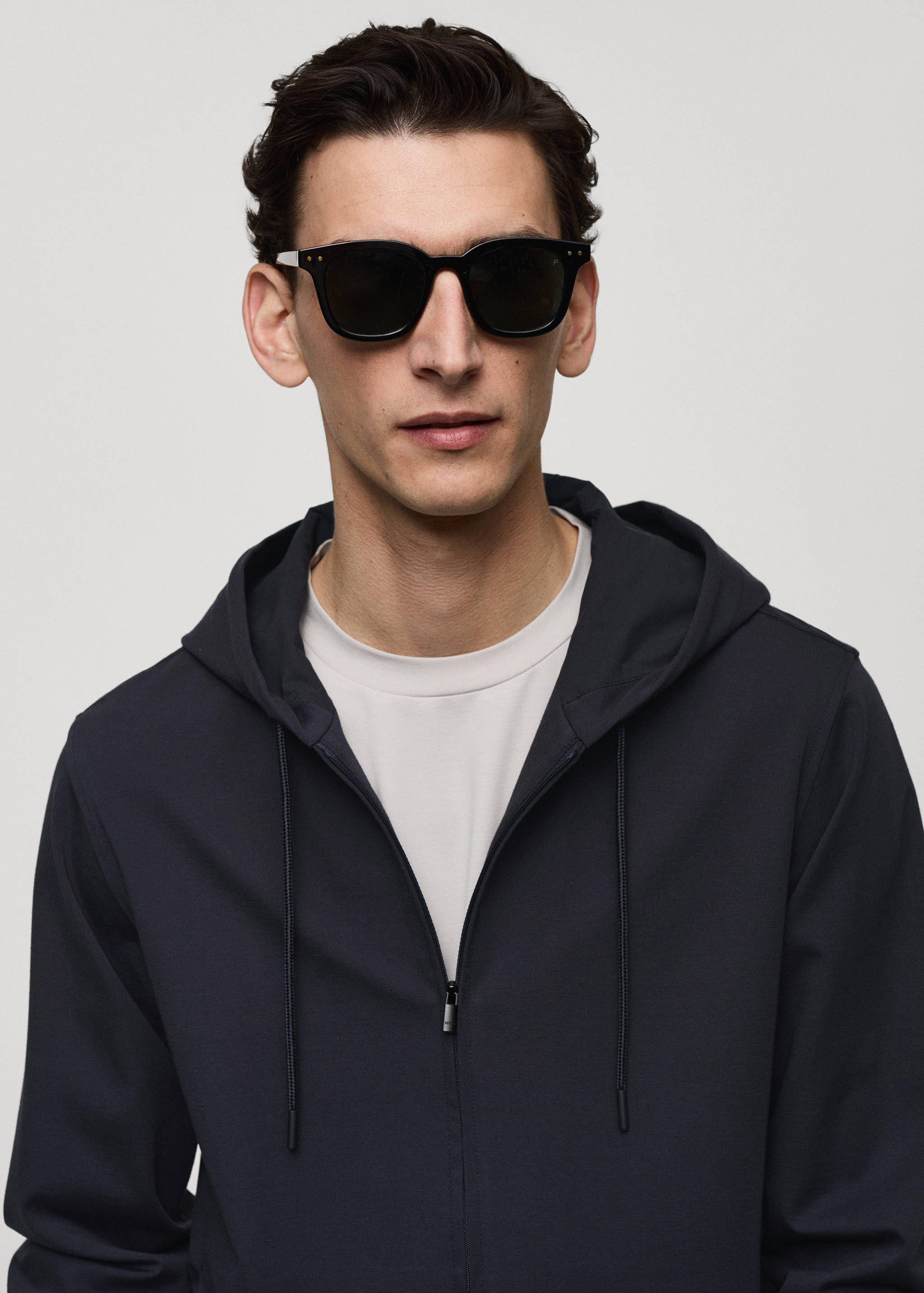 技术面料连帽衫 - null