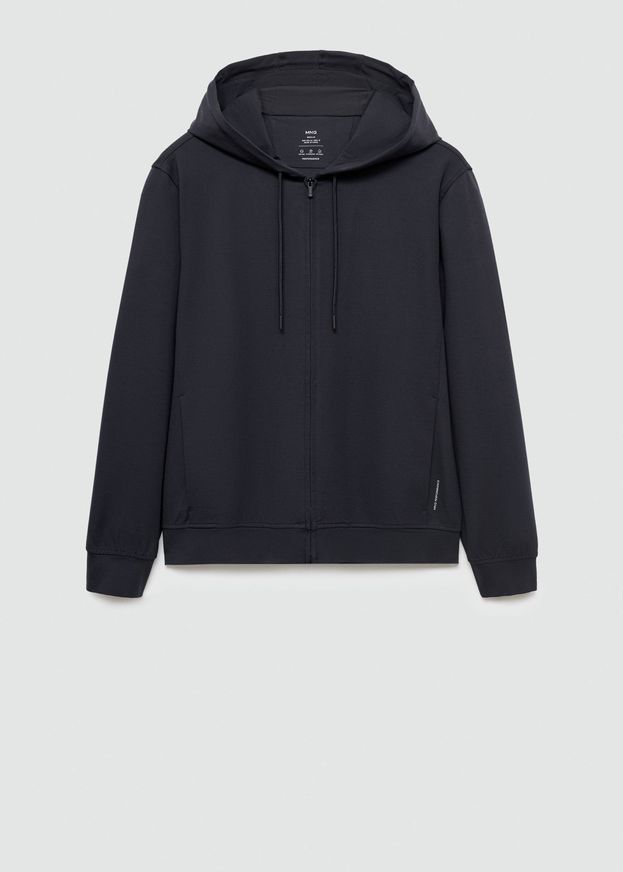 技术面料连帽衫 - null