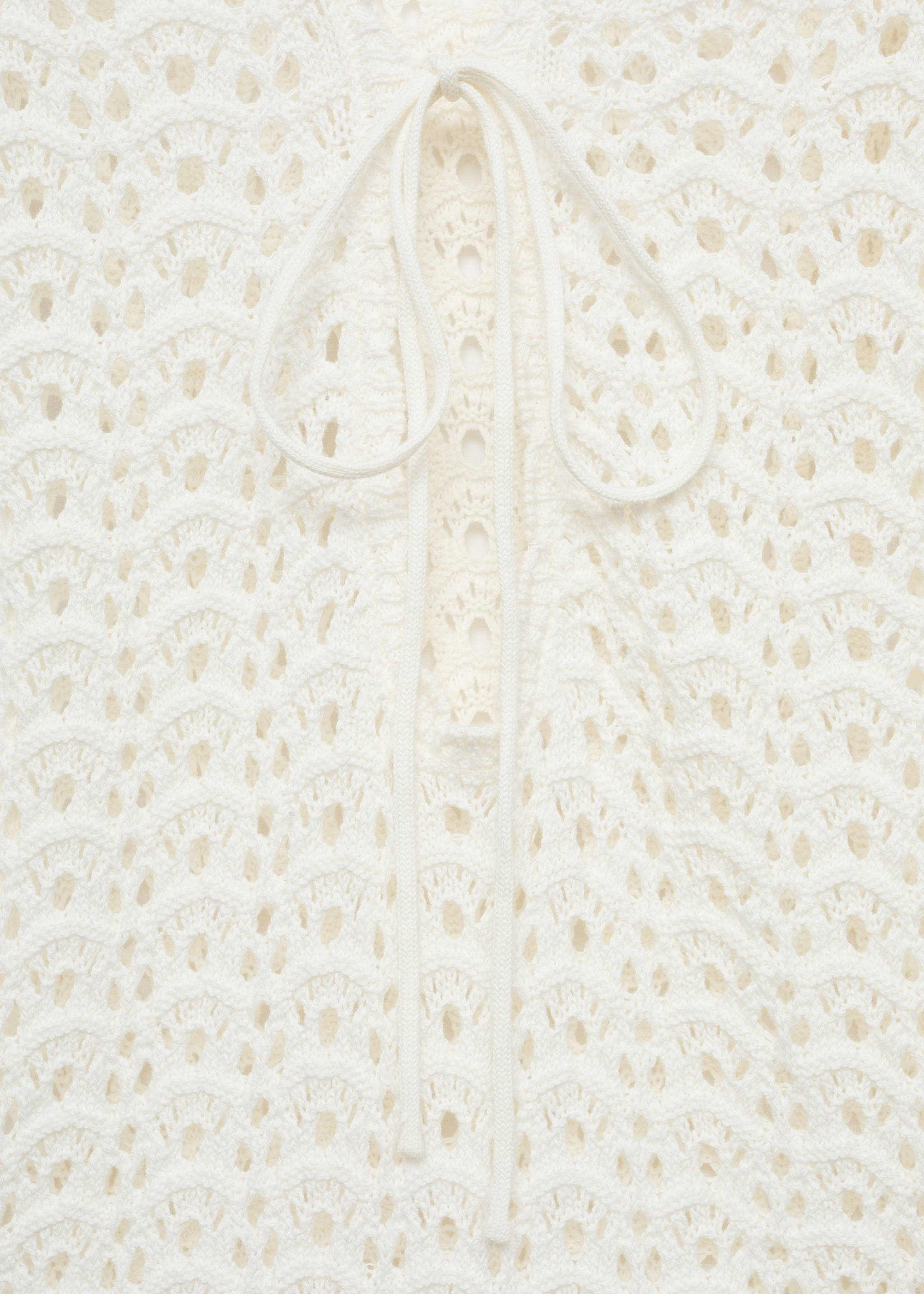 Crochet dress with bow - Details of the article 8