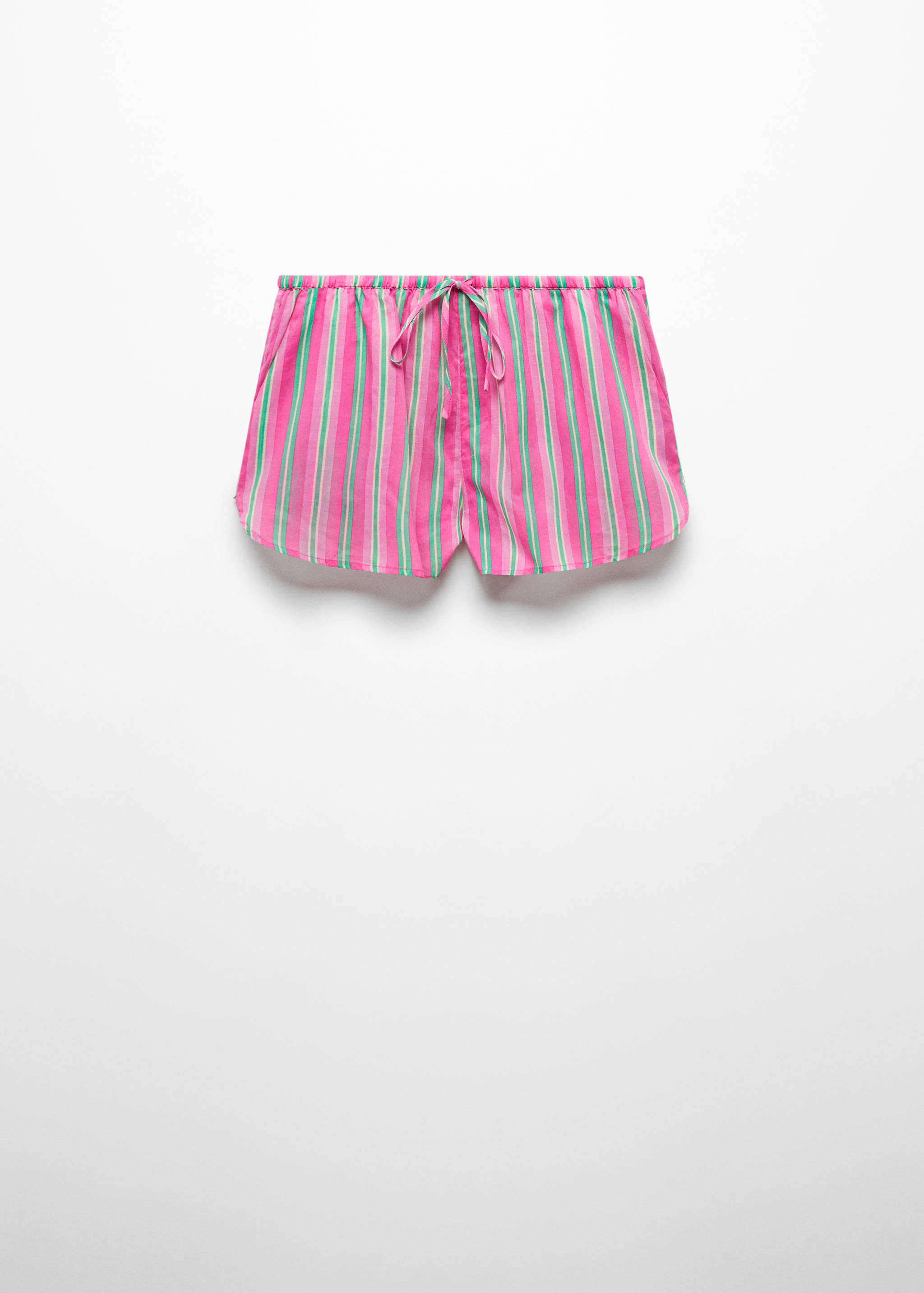 Stripe-printed shorts - Article without model