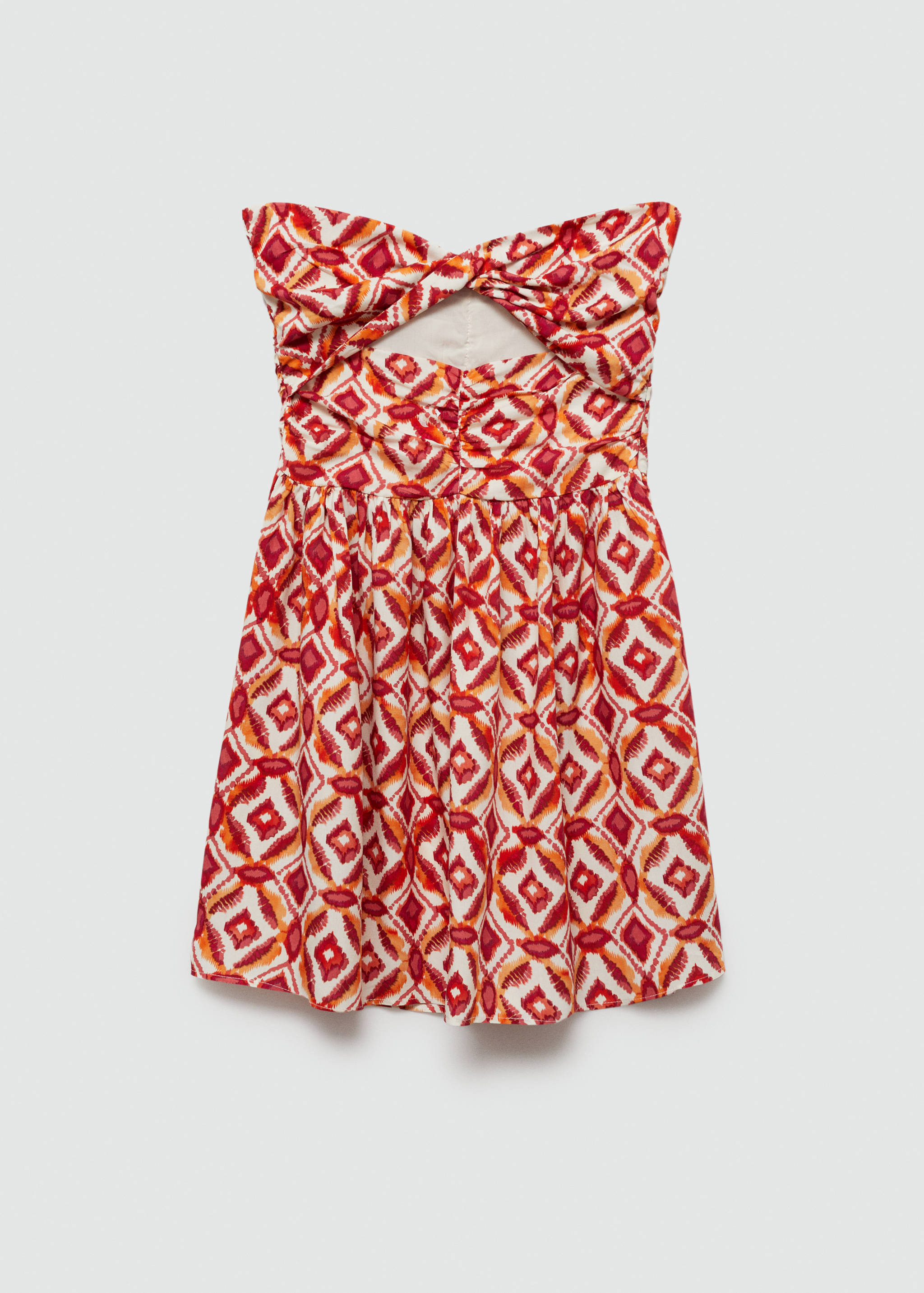 Vestido estampado abertura - Artículo sin modelo