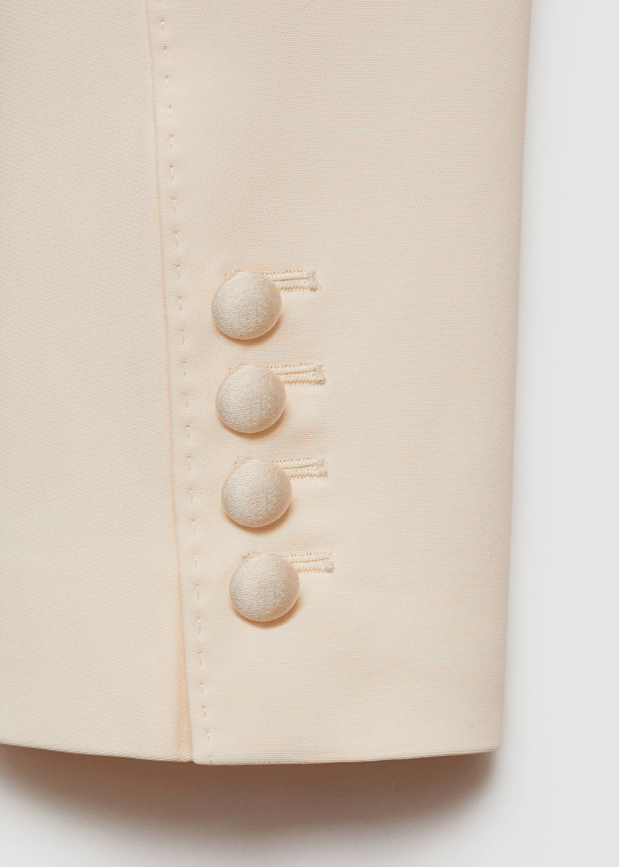 Structured jacket with satin lapels - Details of the article 0