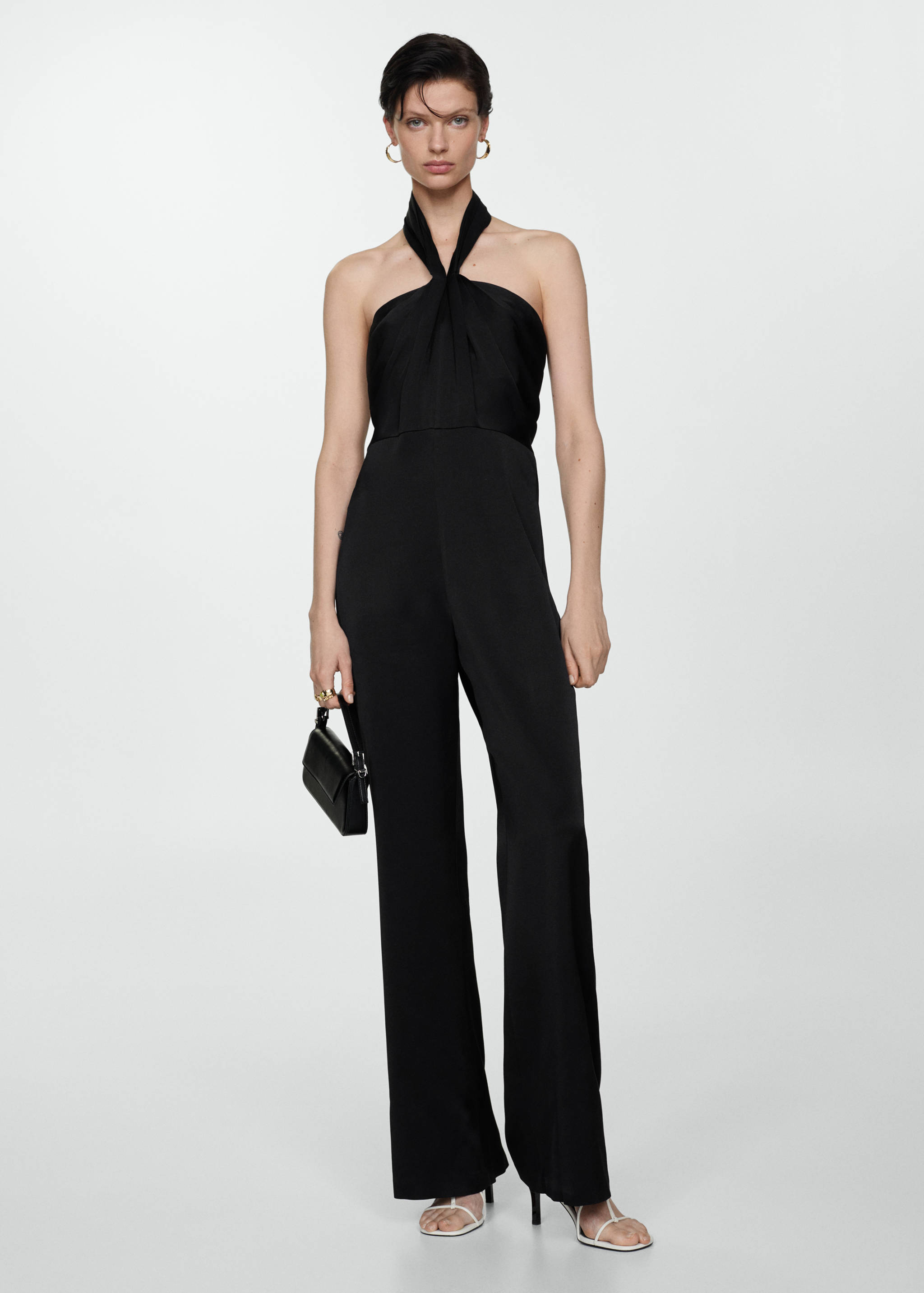 Halter long jumpsuit - General plane