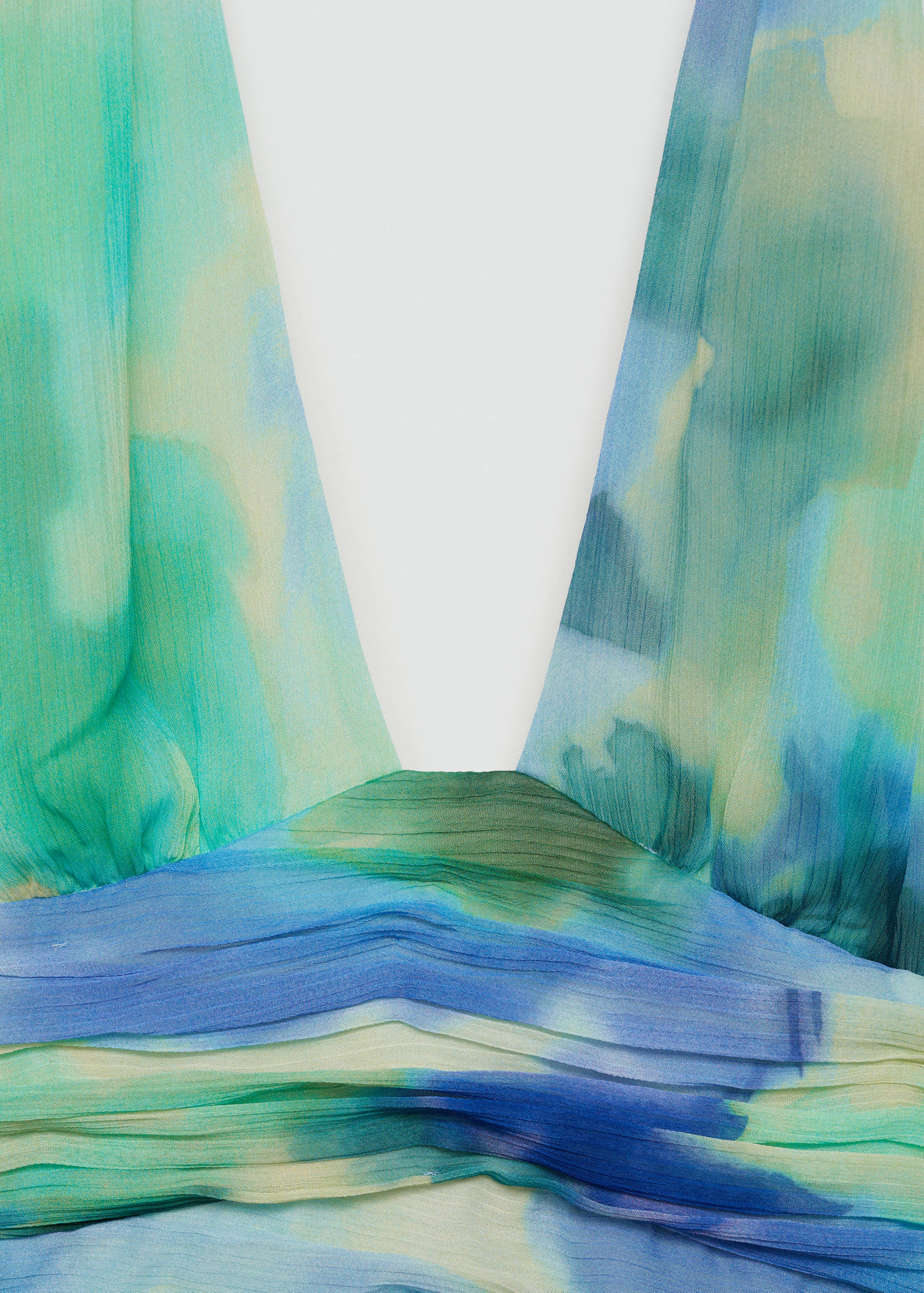 Ruffled draped dress - Details of the article 8