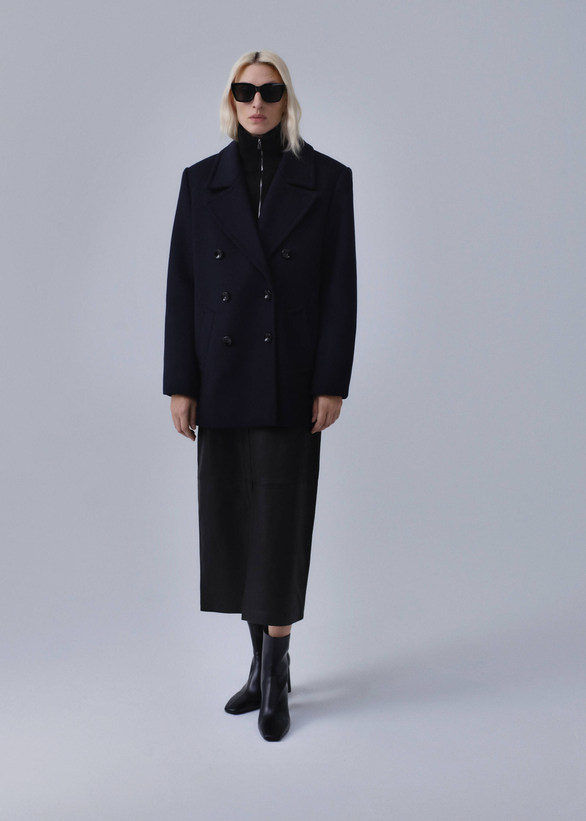 Zipper fastening bootie - General plane