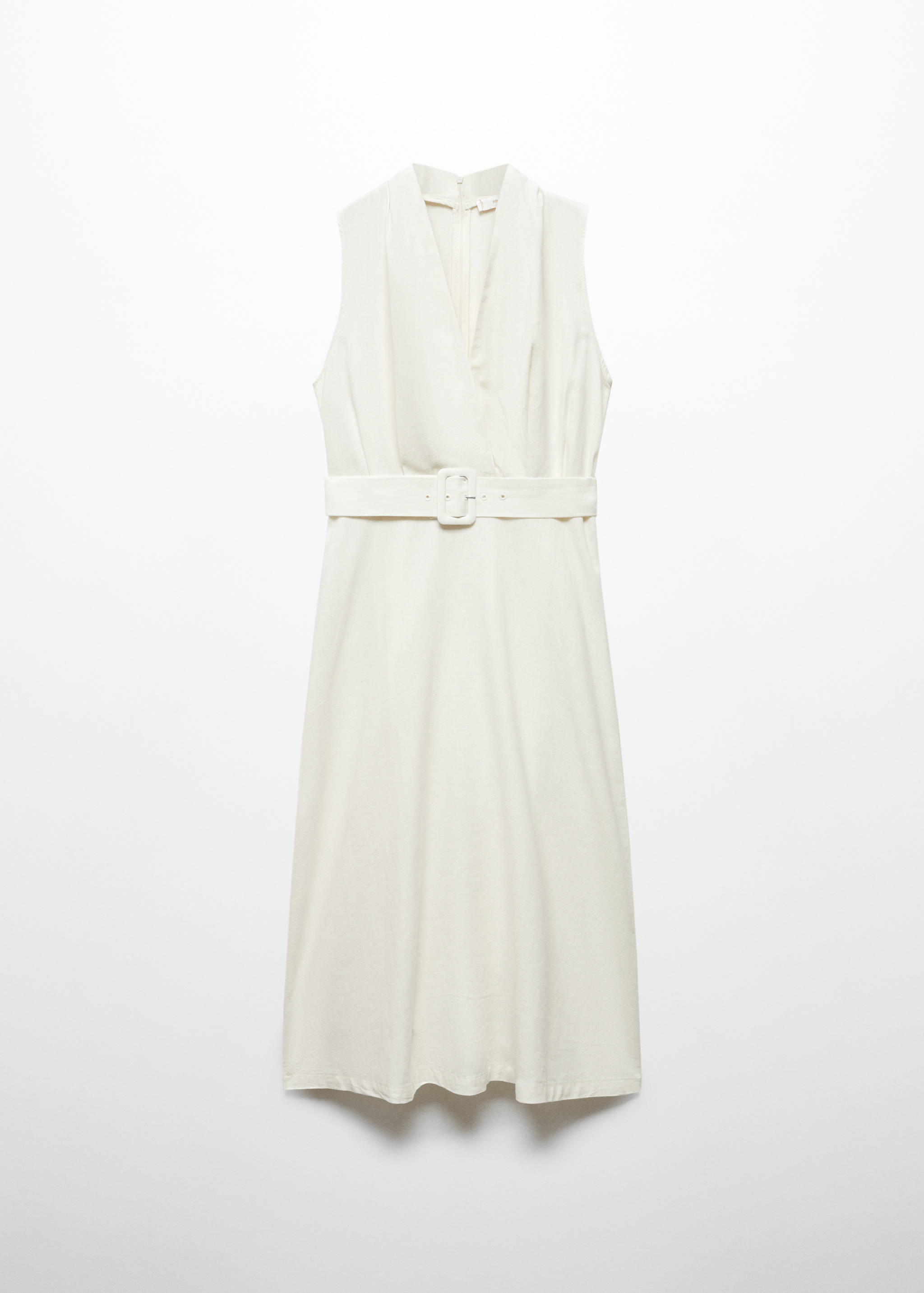 Belt linen dress - Article without model