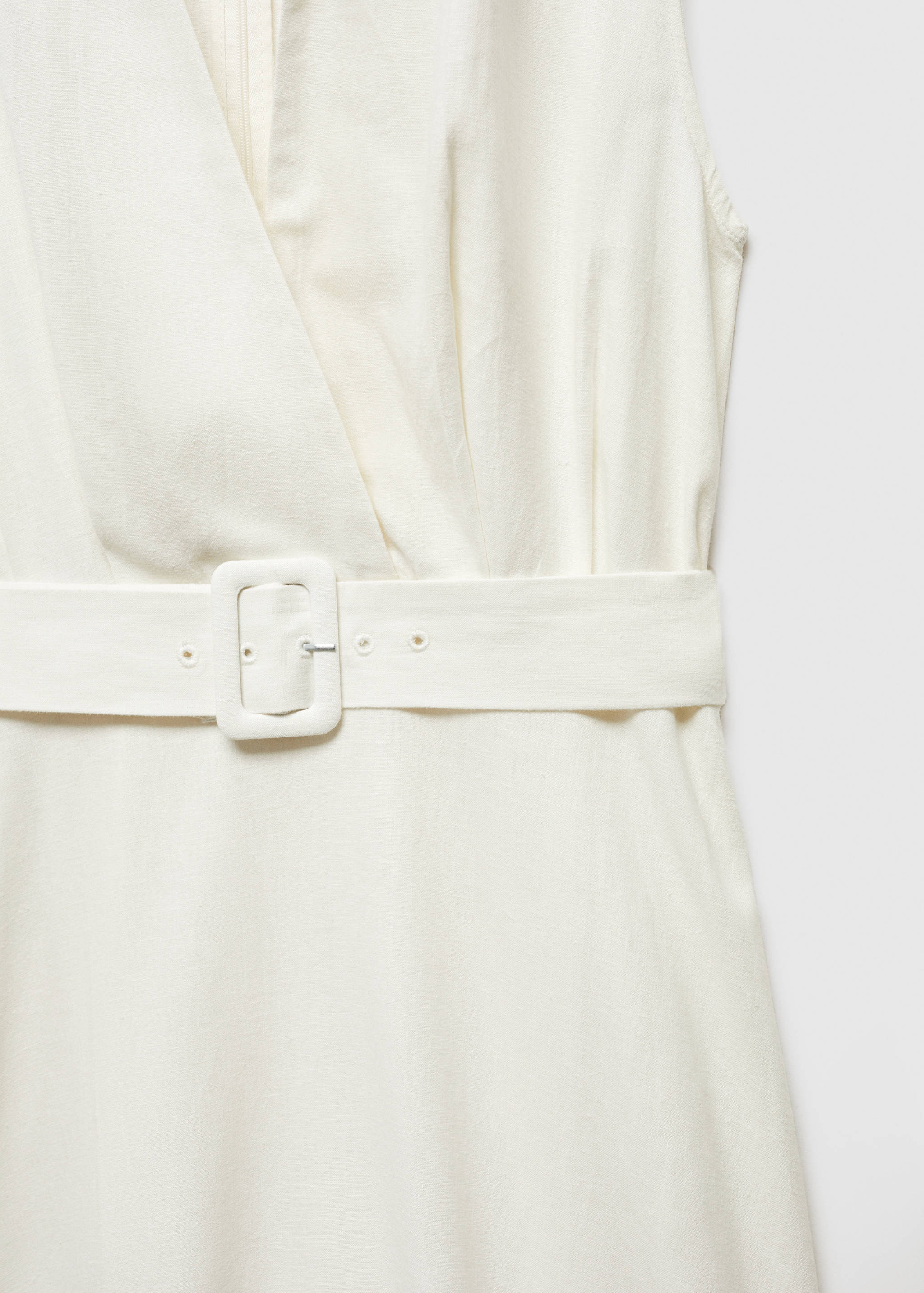 Belt linen dress - Details of the article 8