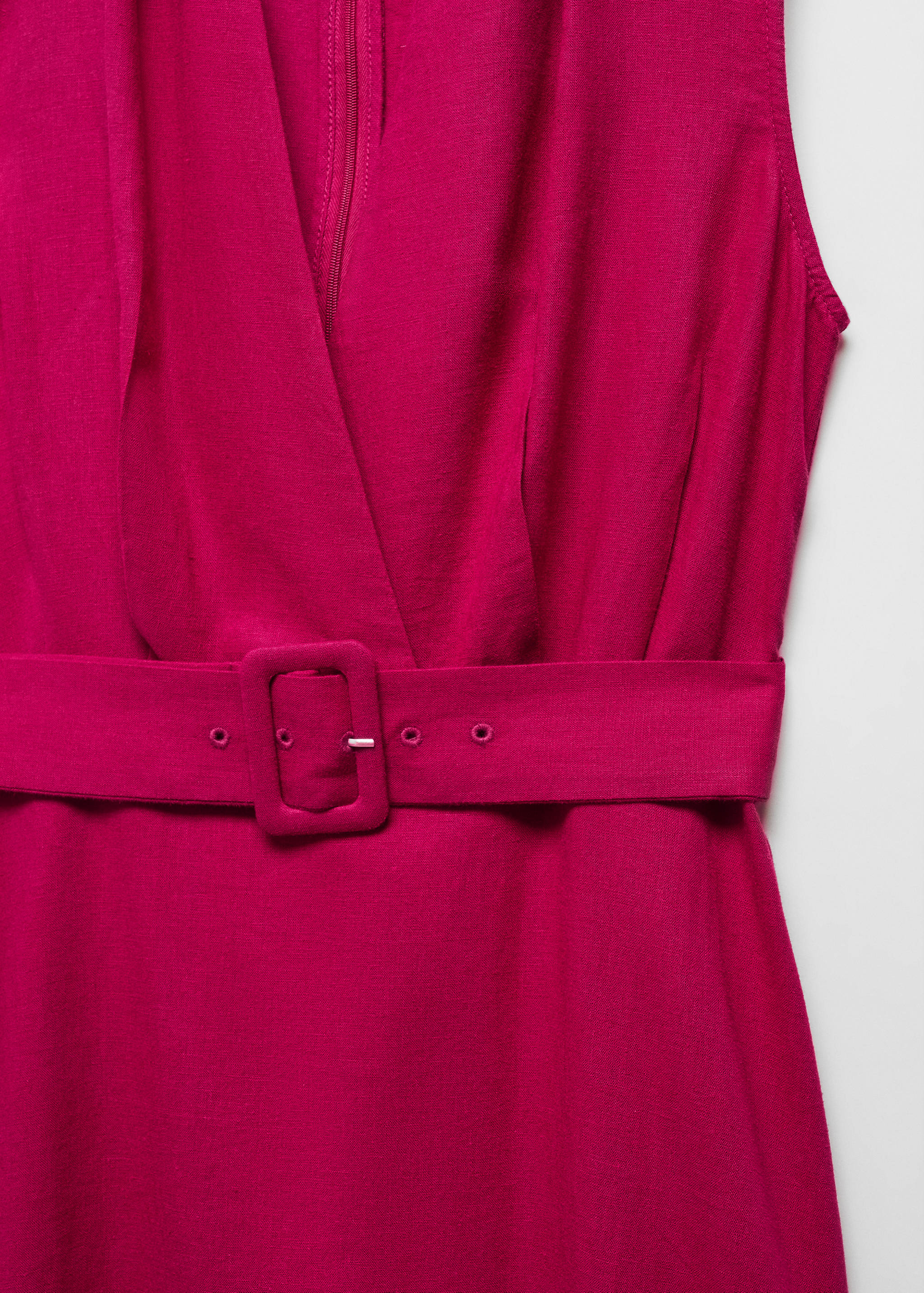 Belt linen dress - Details of the article 8