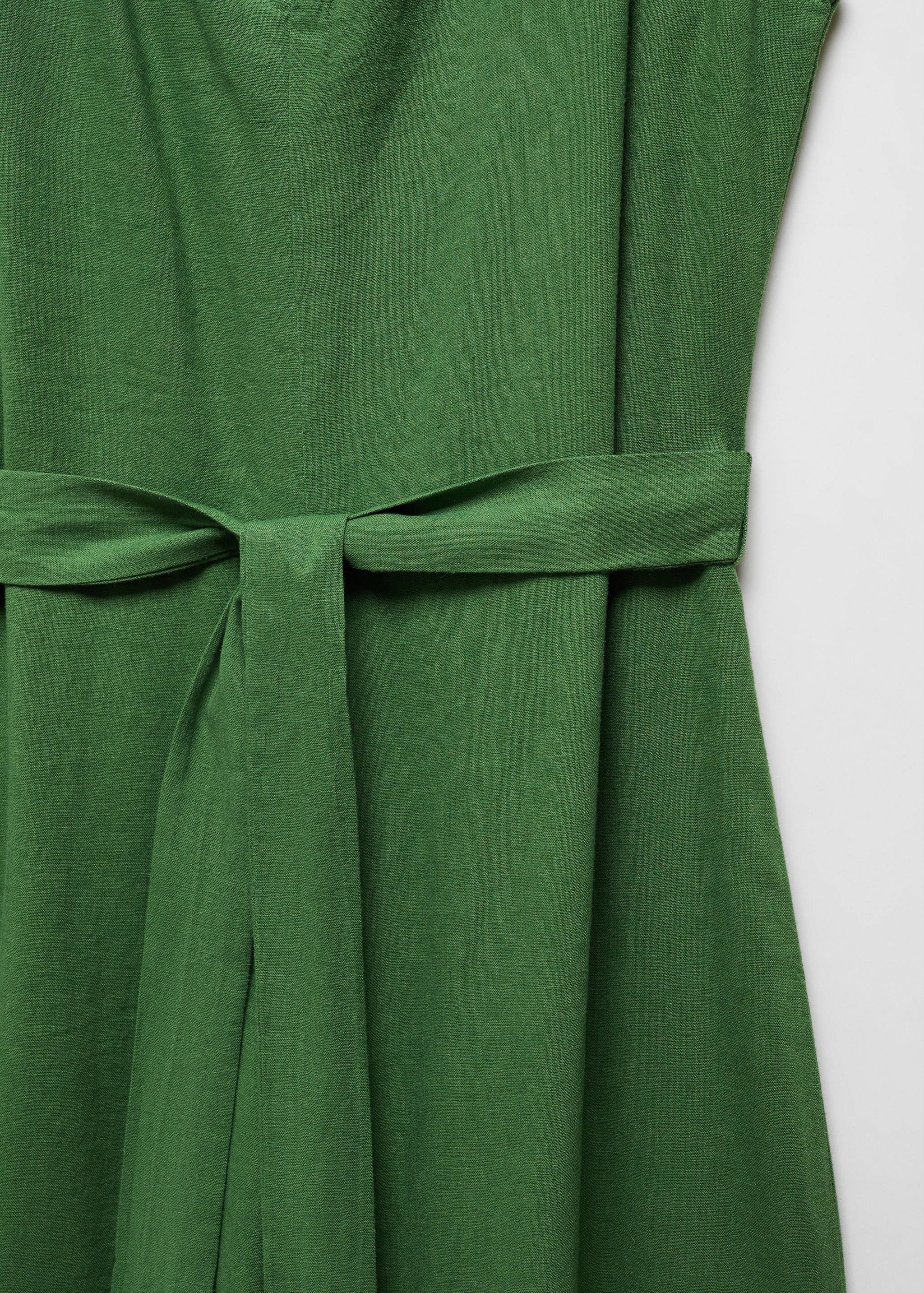 Belt linen jumpsuit - Details of the article 8