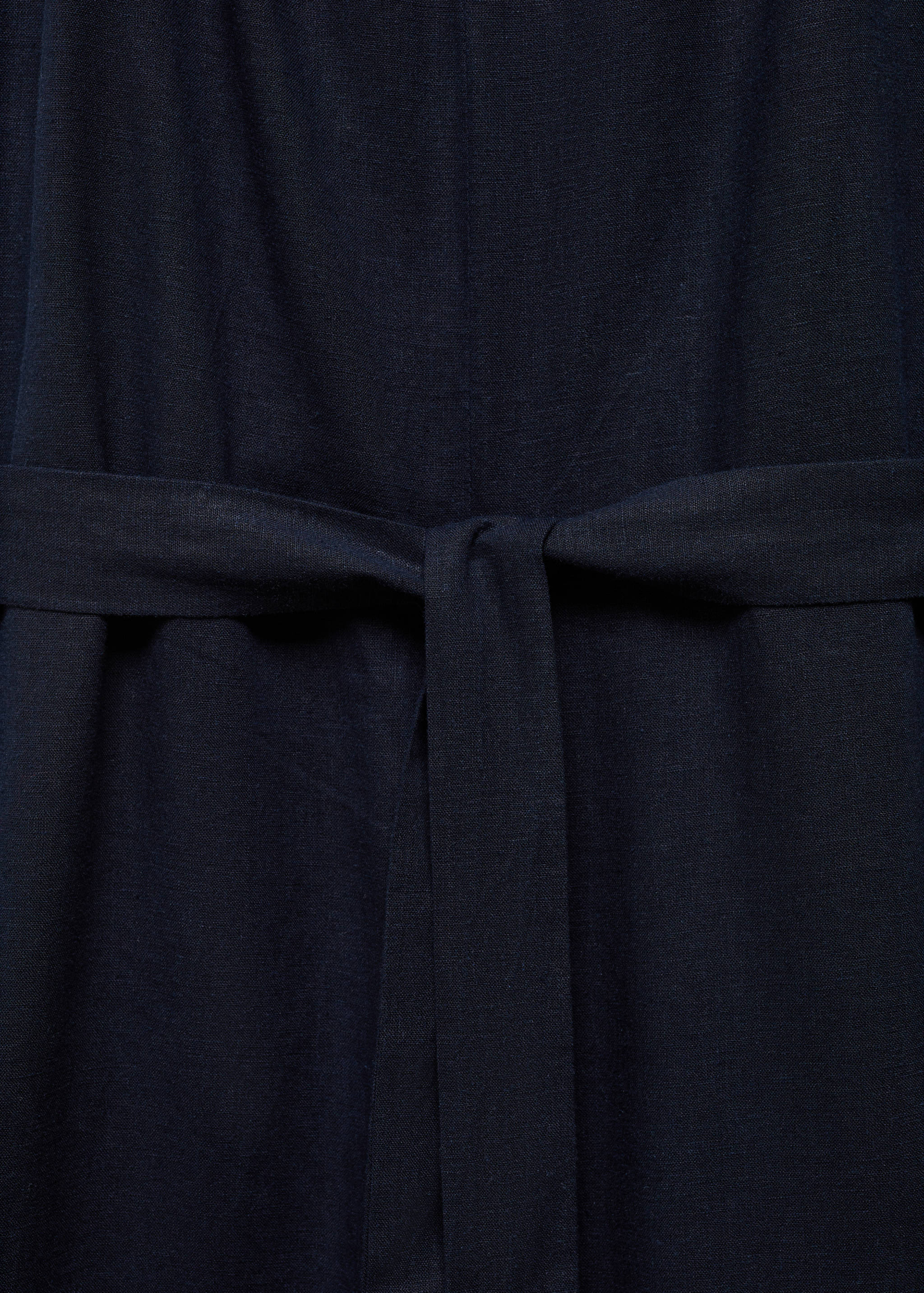 Belt linen jumpsuit - Details of the article 8