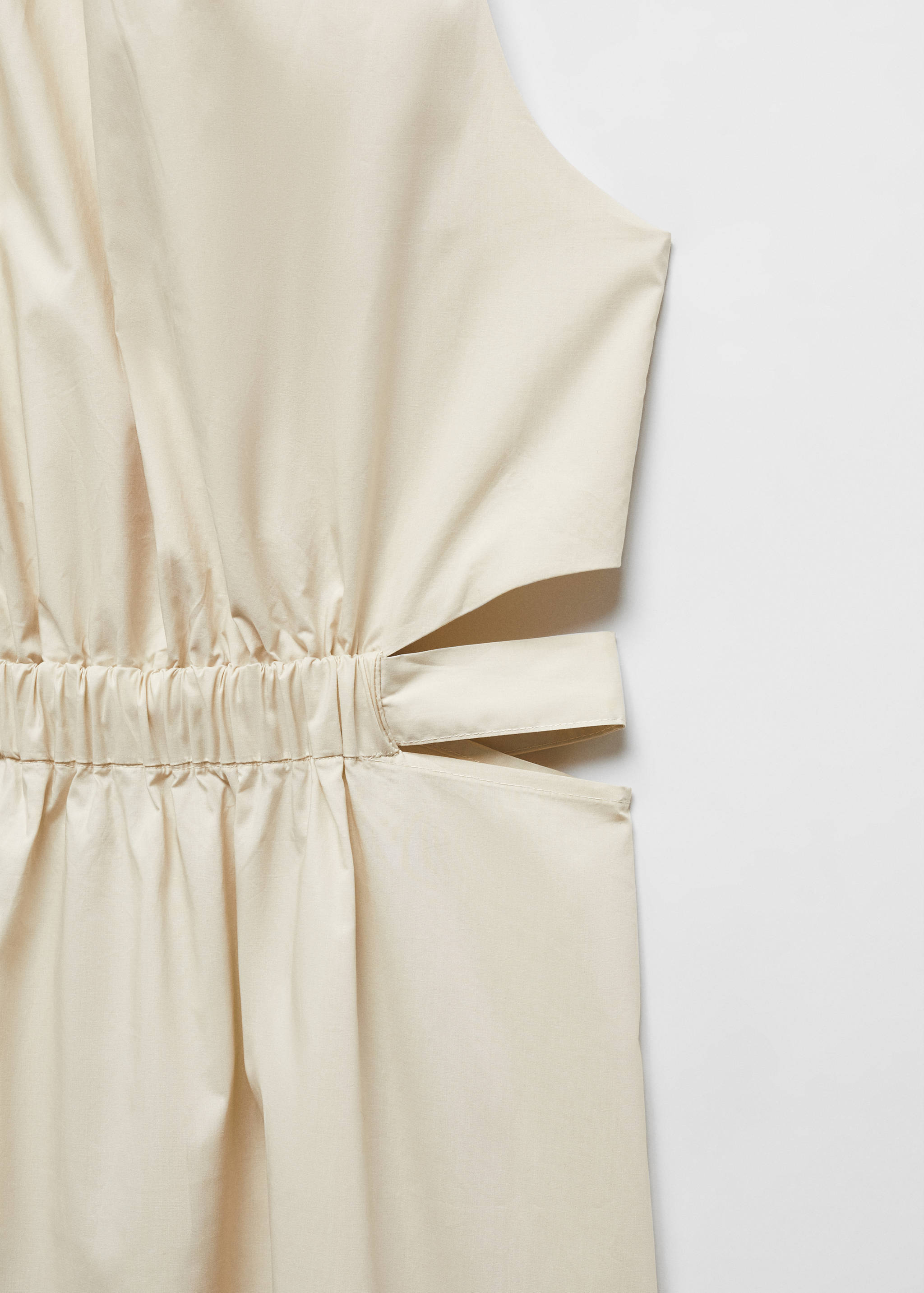 Slit dress with elastic waist - Details of the article 8