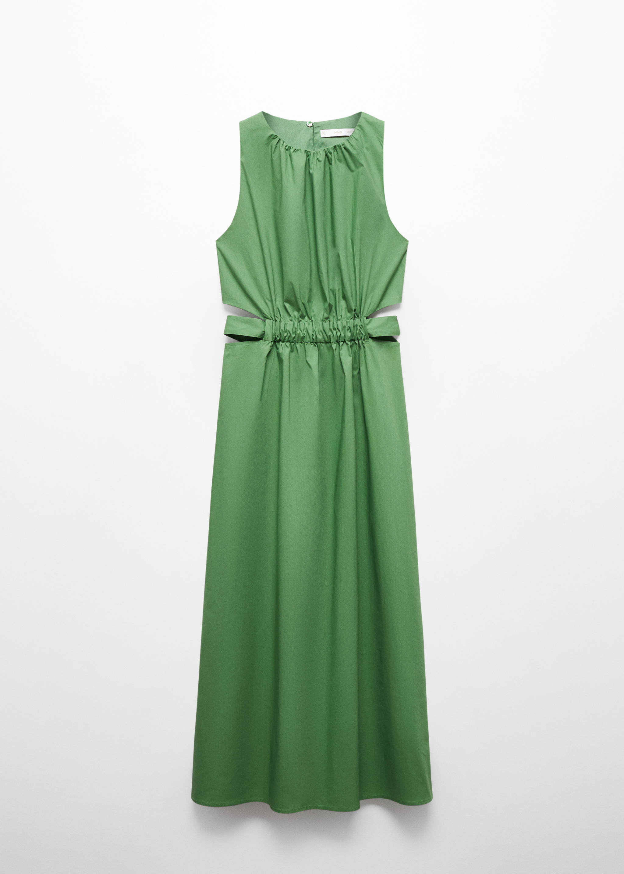 Slit dress with elastic waist - Article without model