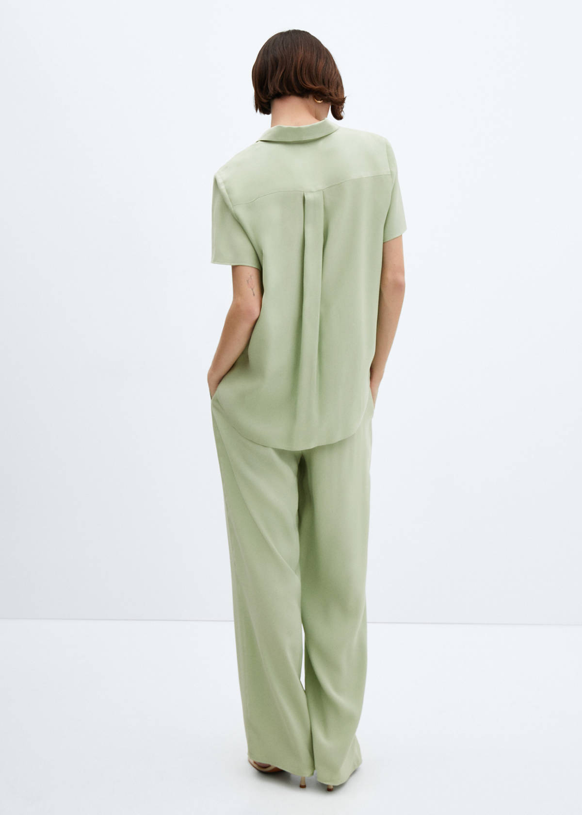 Short sleeve pocket shirt — Green