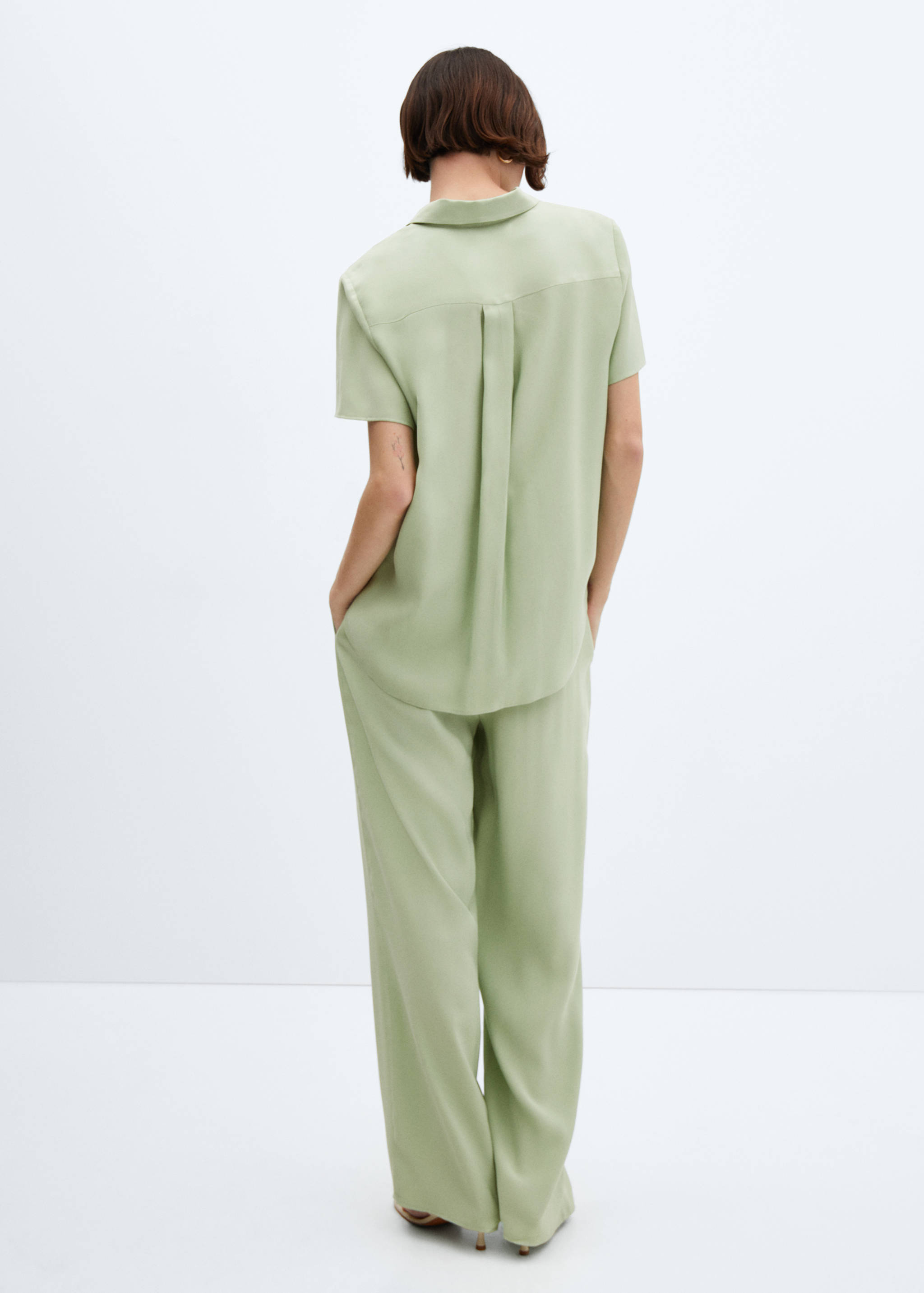 Camisa manga corta bolsillo - Reverso del artículo