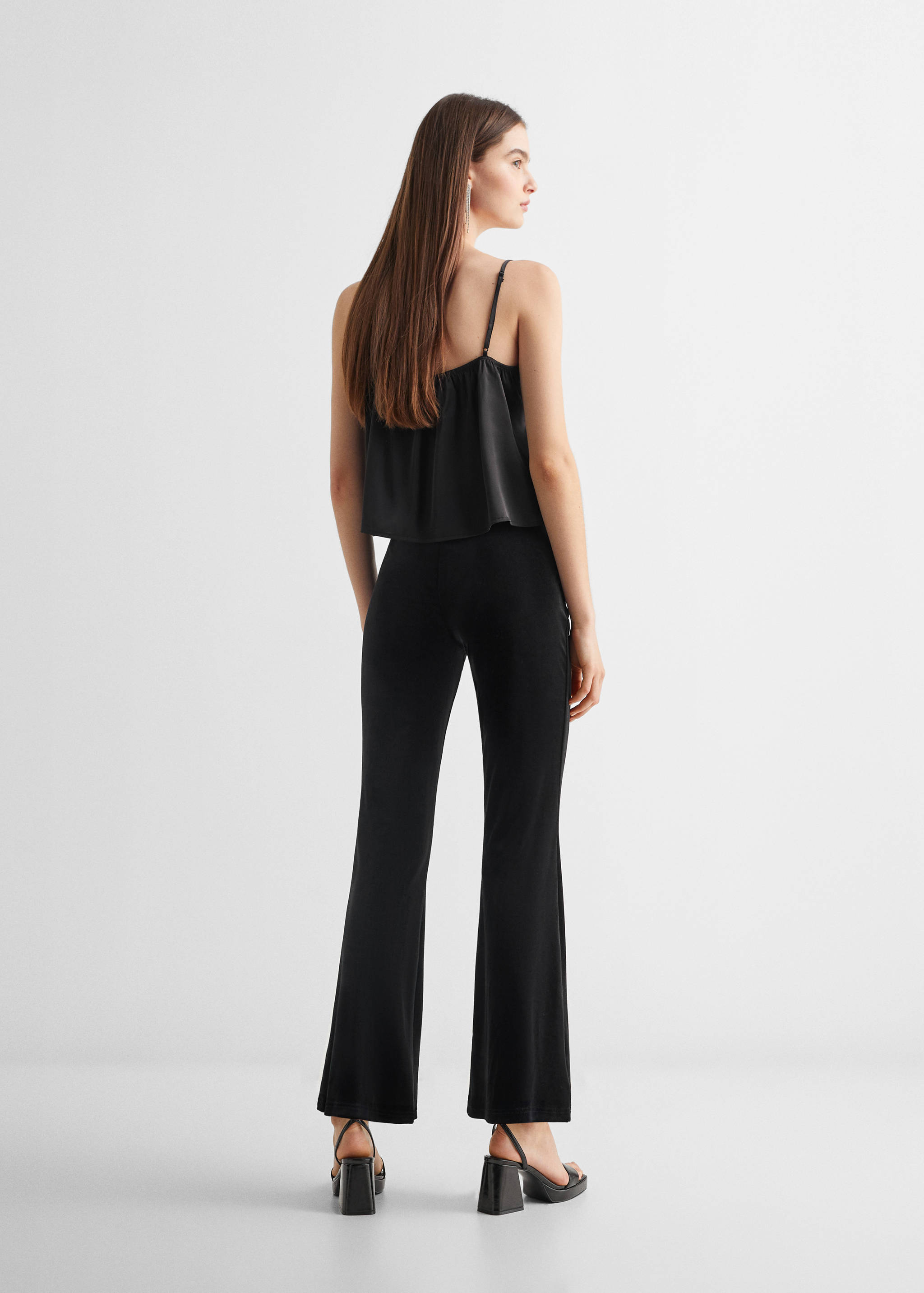 Pantalon droit en velours - Verso de l’article
