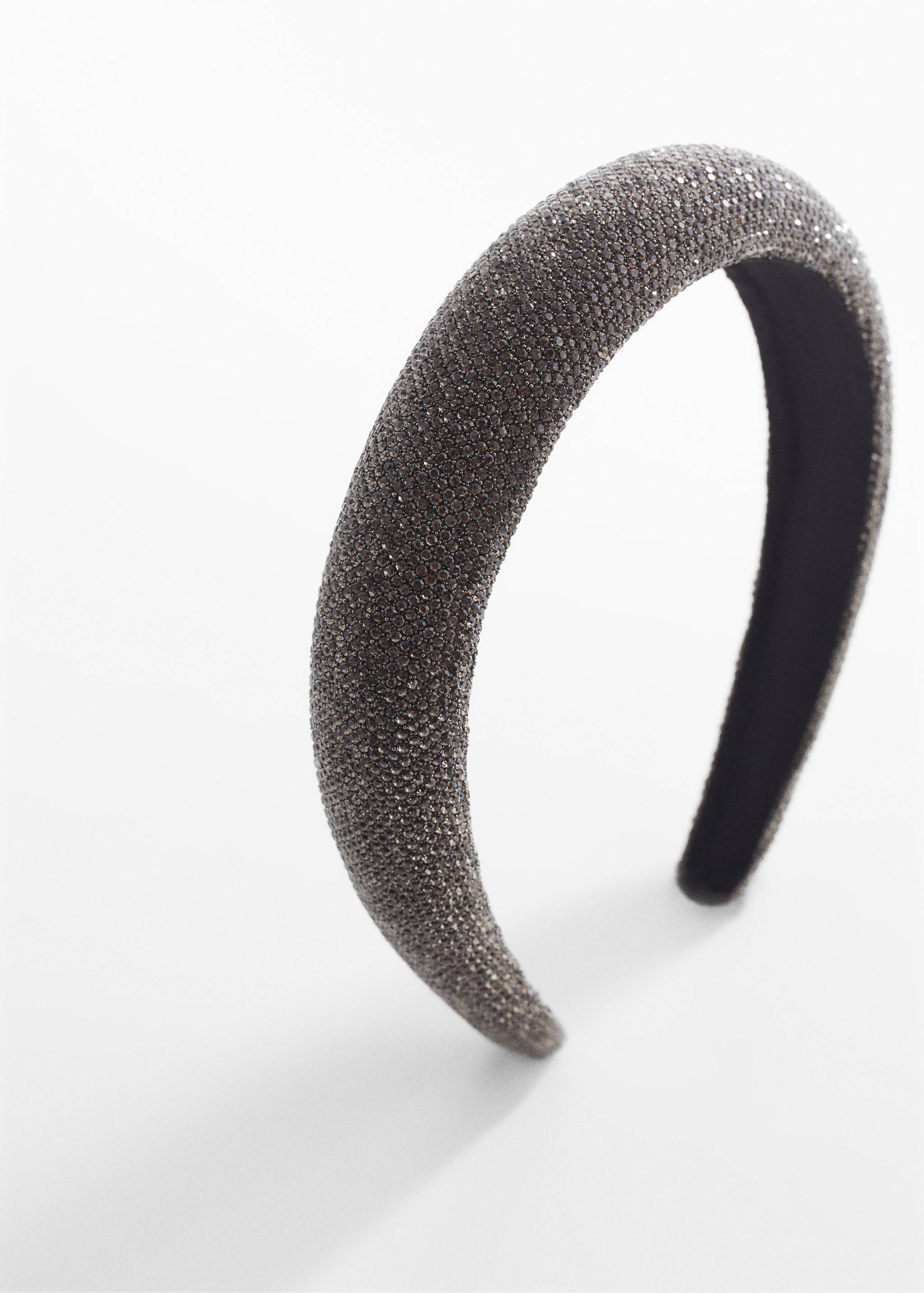 Faceted crystal hairband - Medium plane