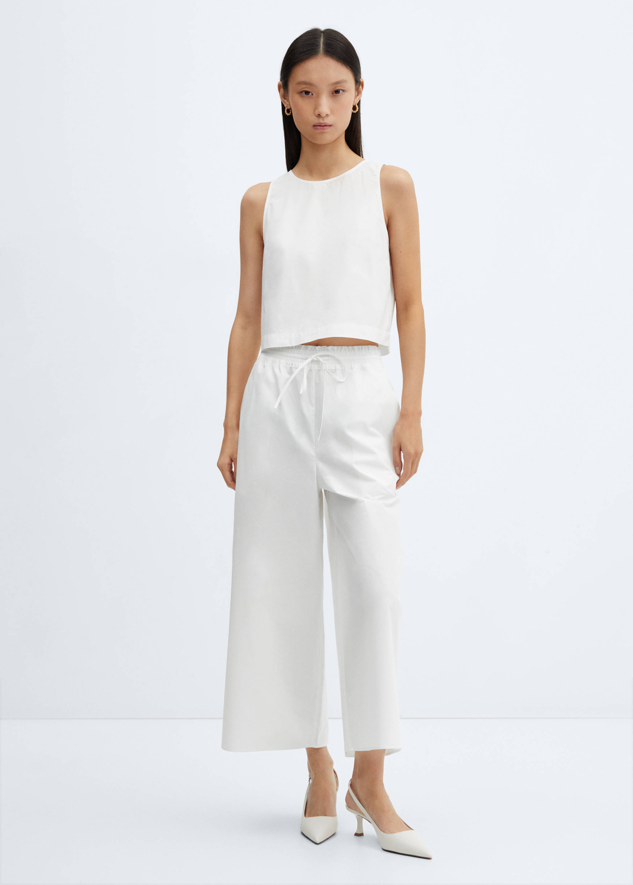 Cotton crop top - General plane