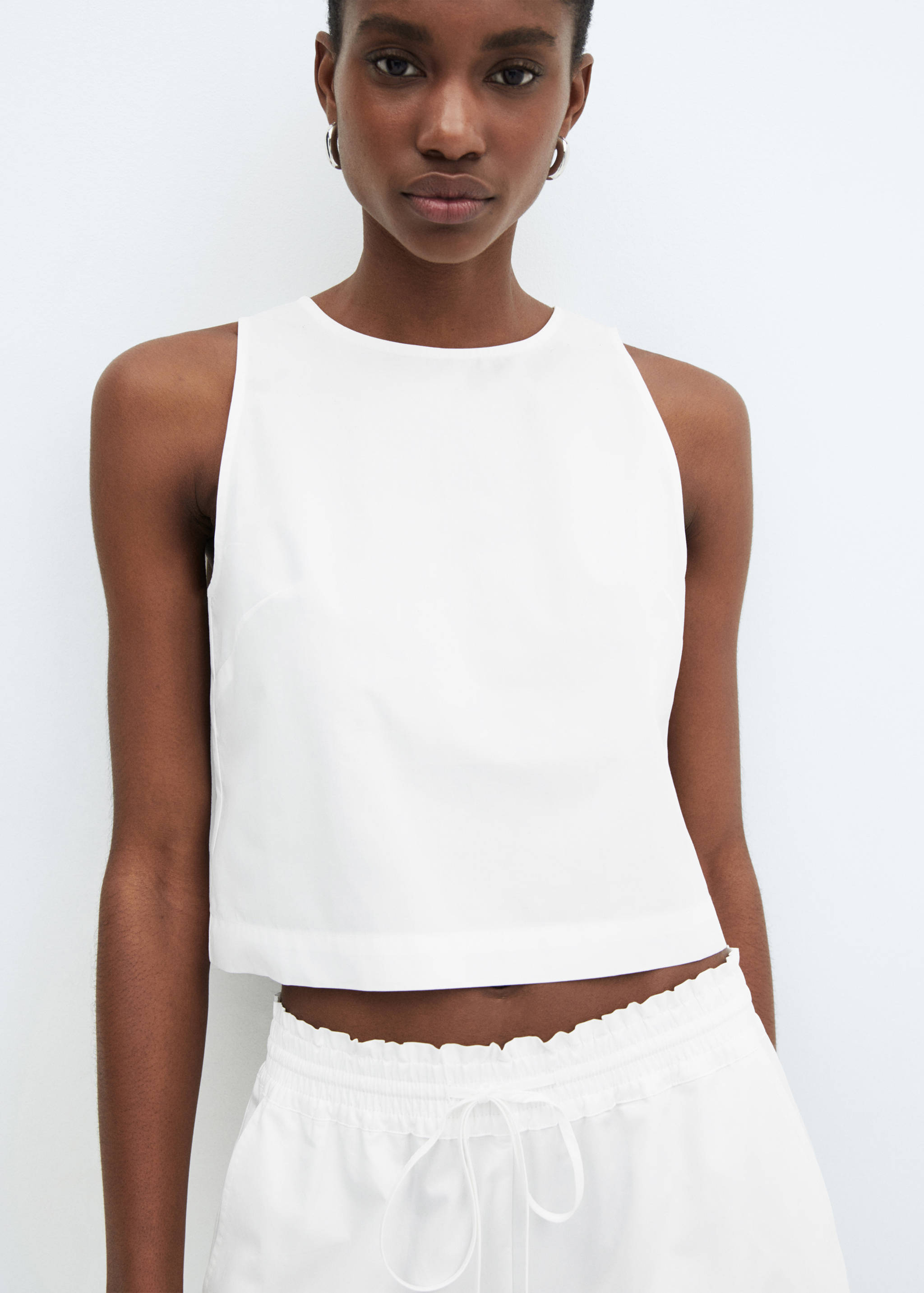 Cotton crop top - Details of the article 2