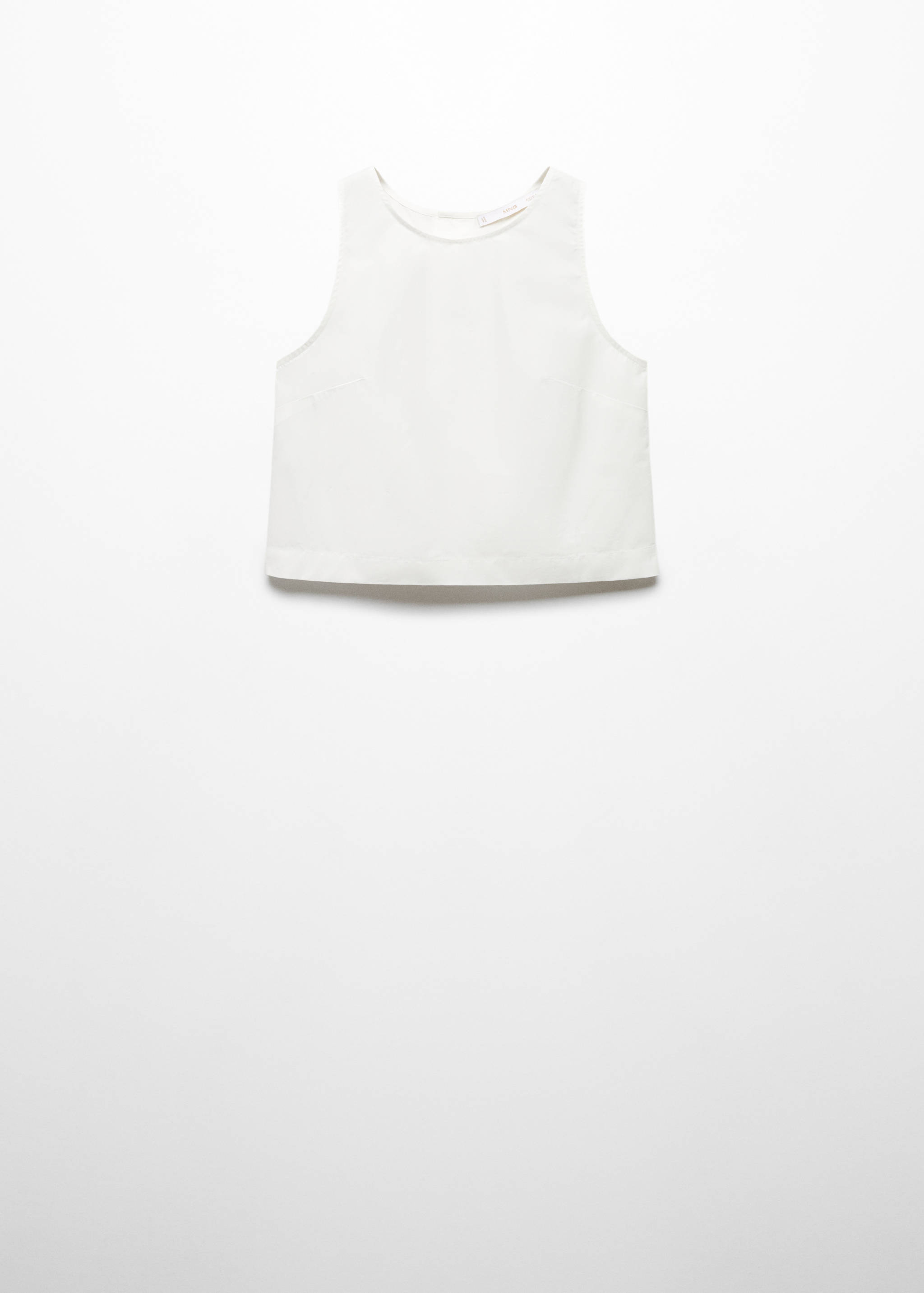 Cotton crop top - Article without model