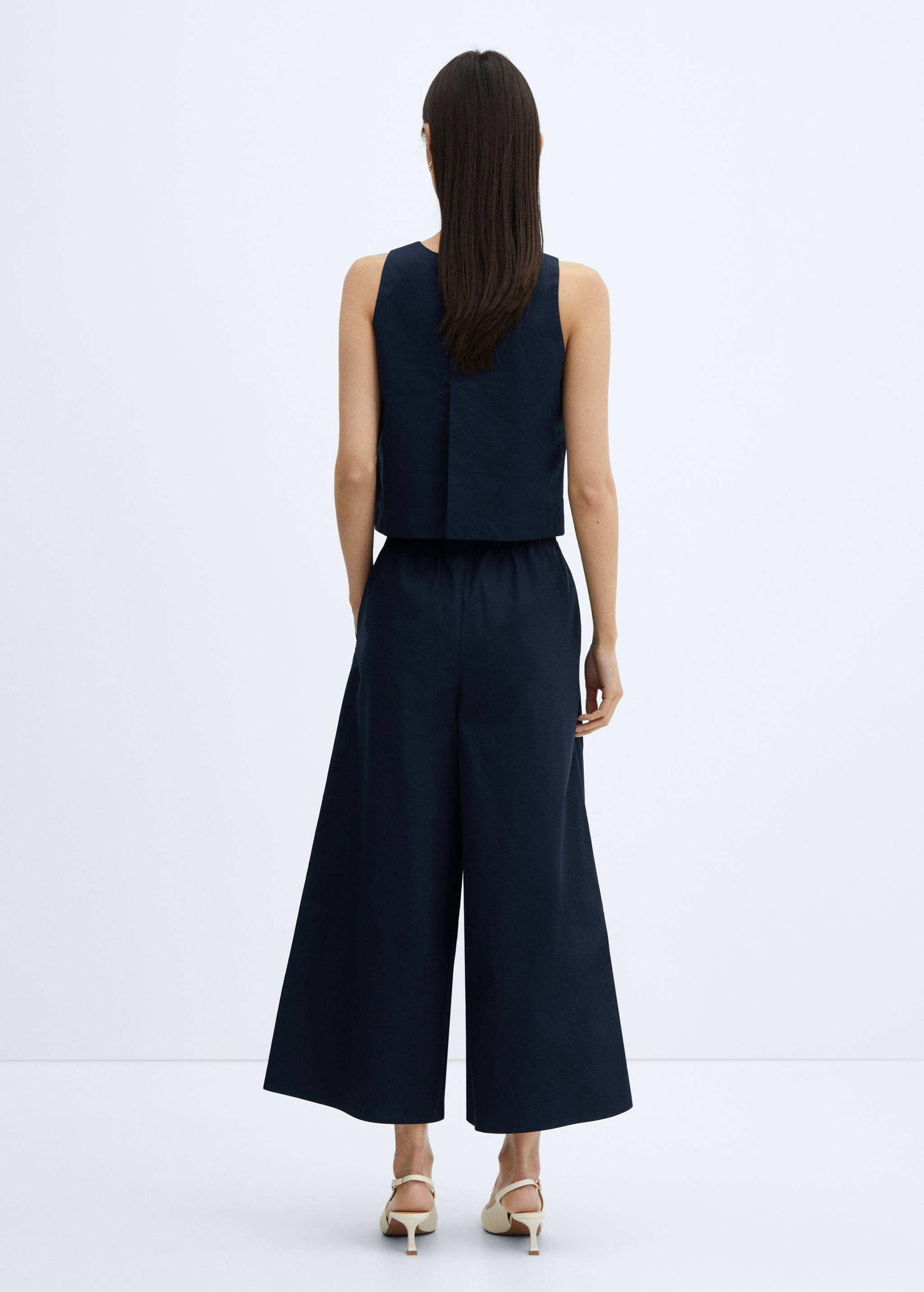 Cotton crop top - Reverse of the article