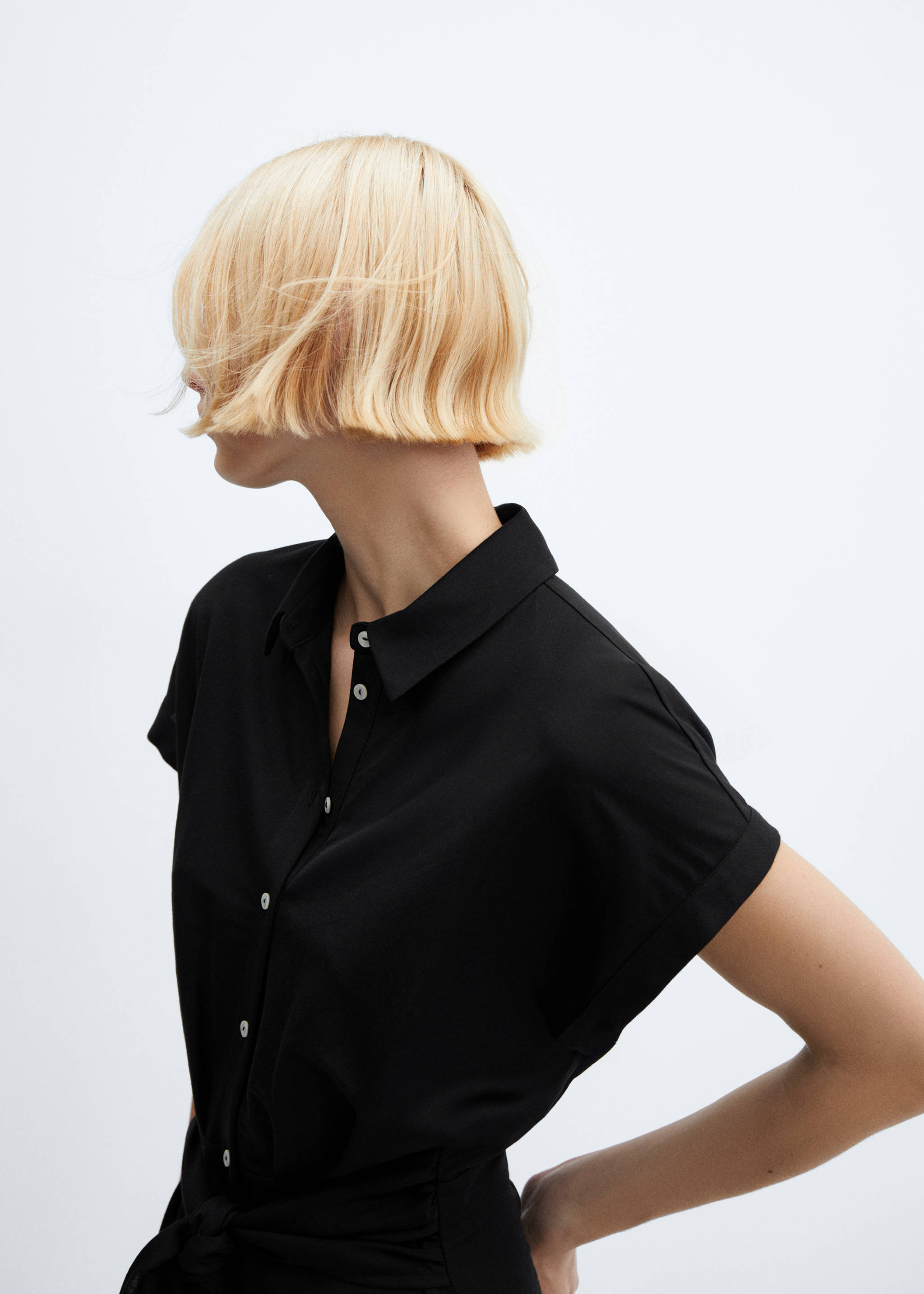 Vestido camisero lazo - Detalle del artículo 1