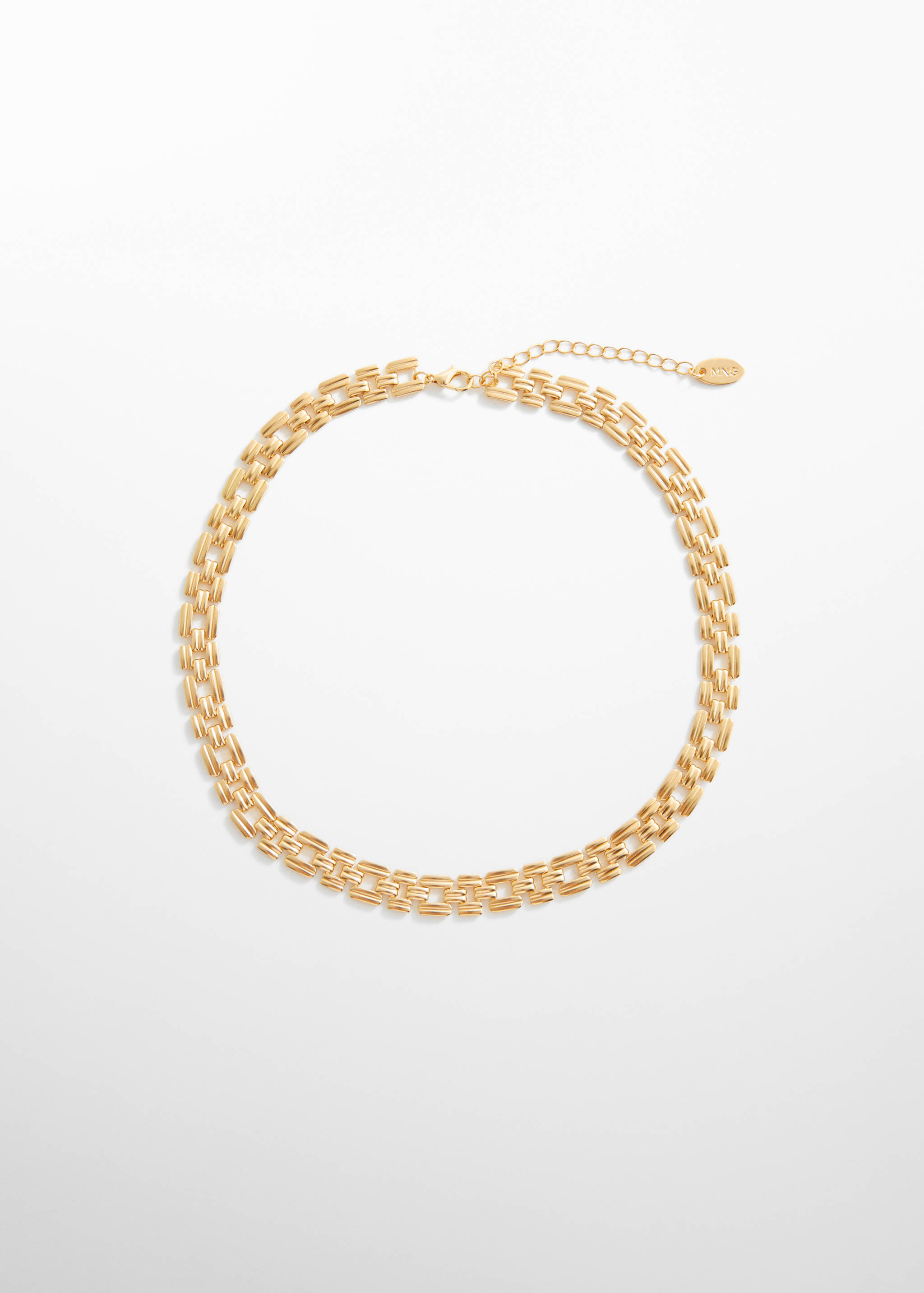 Flat link necklace - Article without model