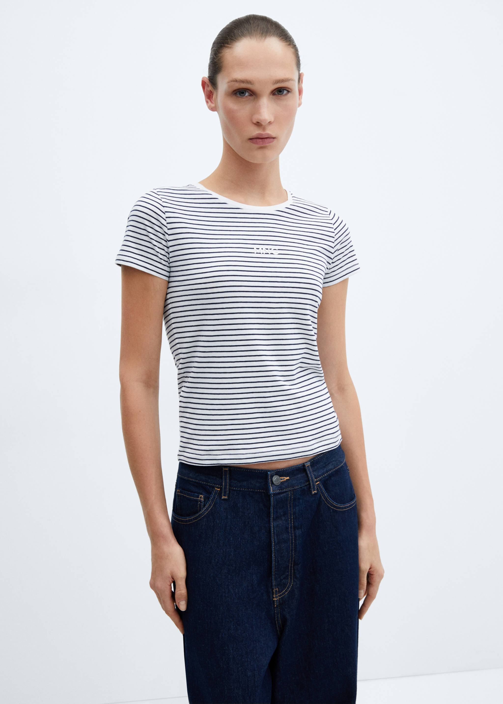 Logo cotton T-shirt - Medium plane