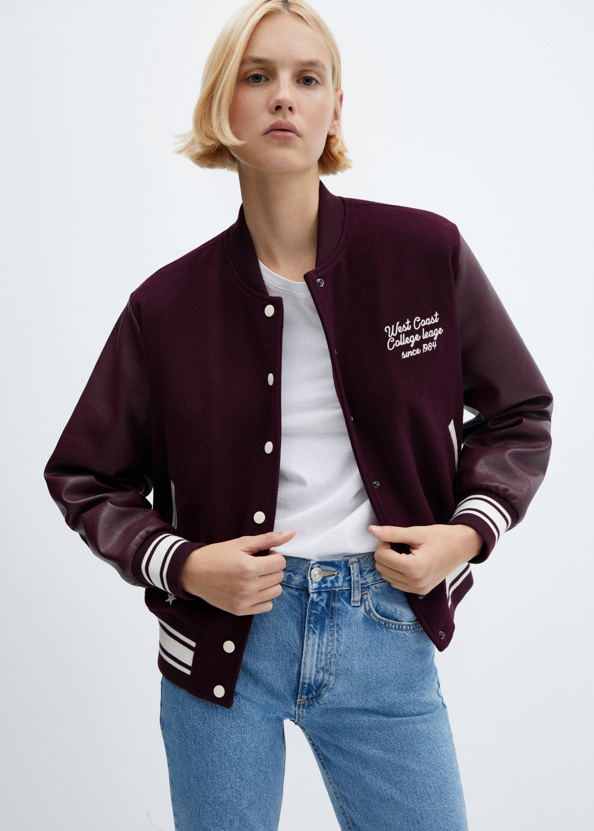 Wool bomber jacket - Medium plane