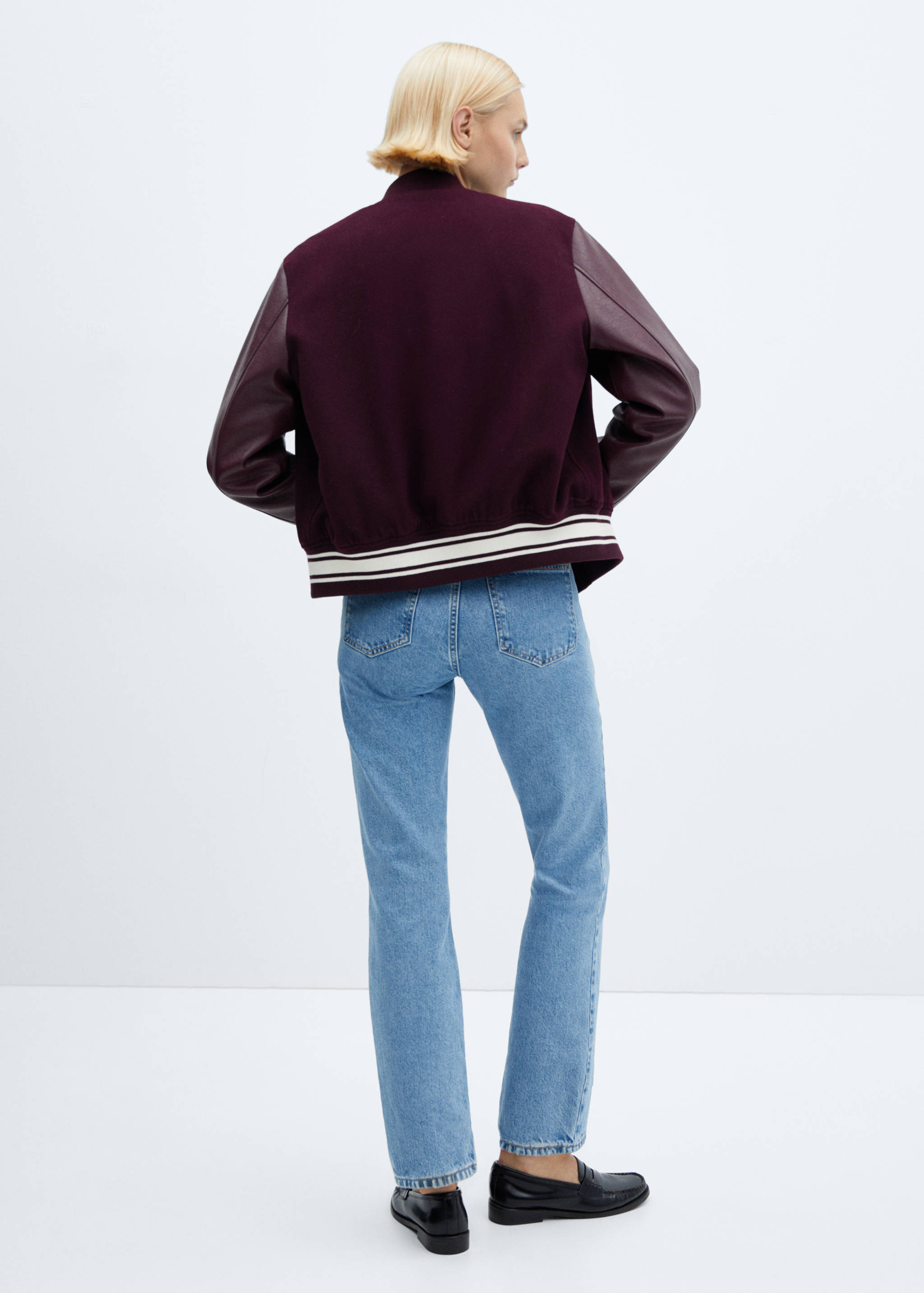 Wool bomber jacket - Reverse of the article