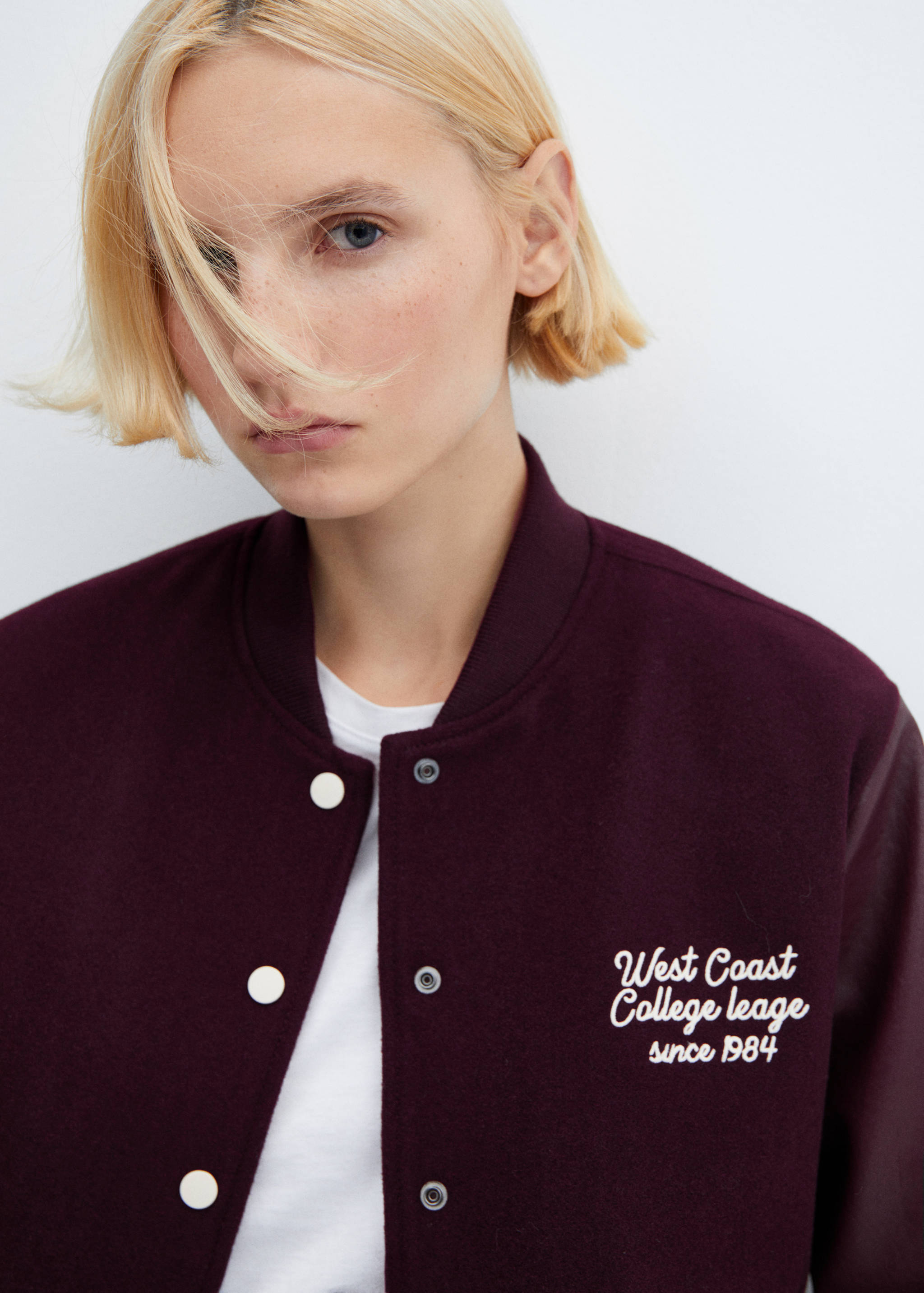 Wool bomber jacket - Details of the article 1