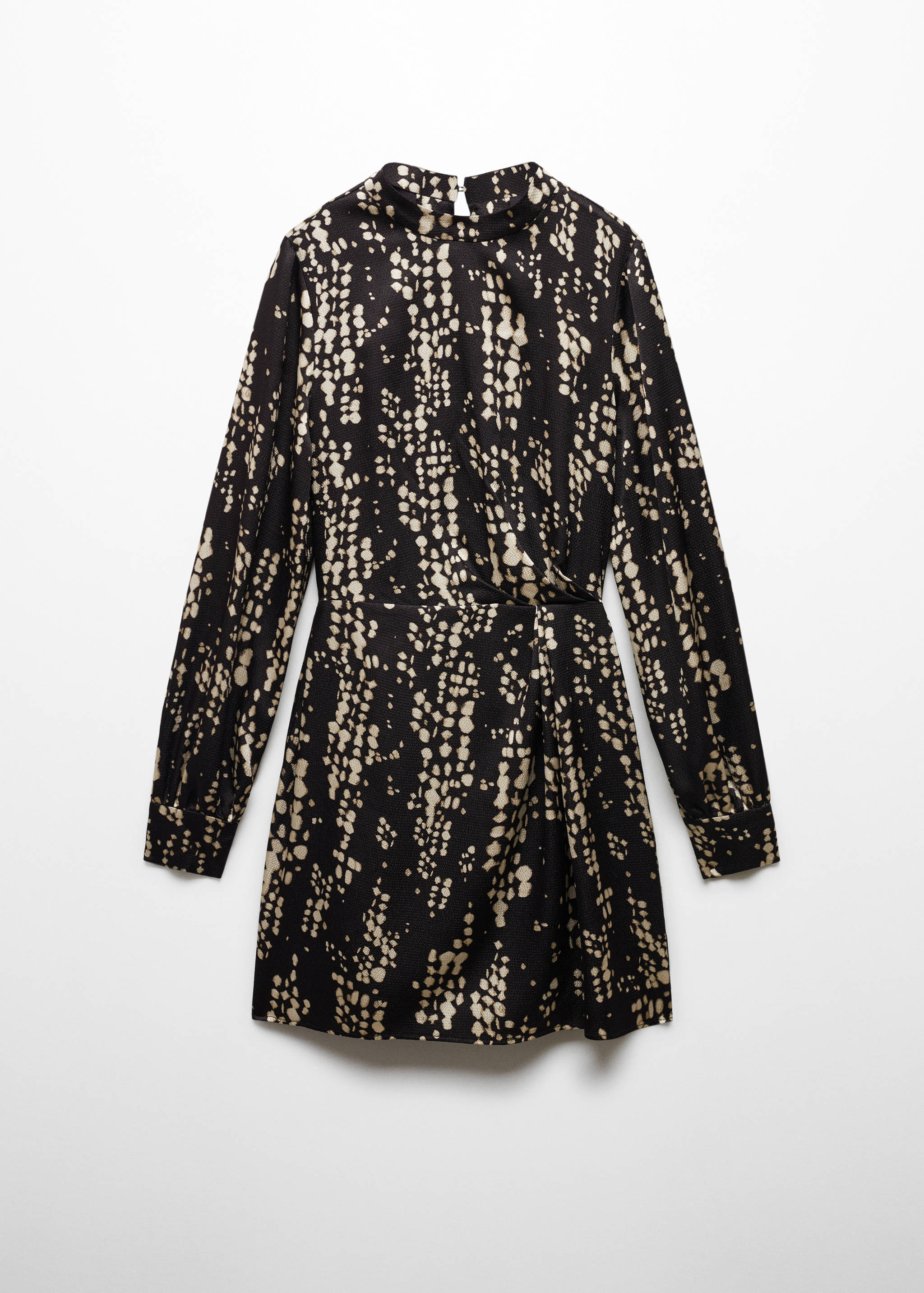 Robe imprimée plissée - Article sans modèle