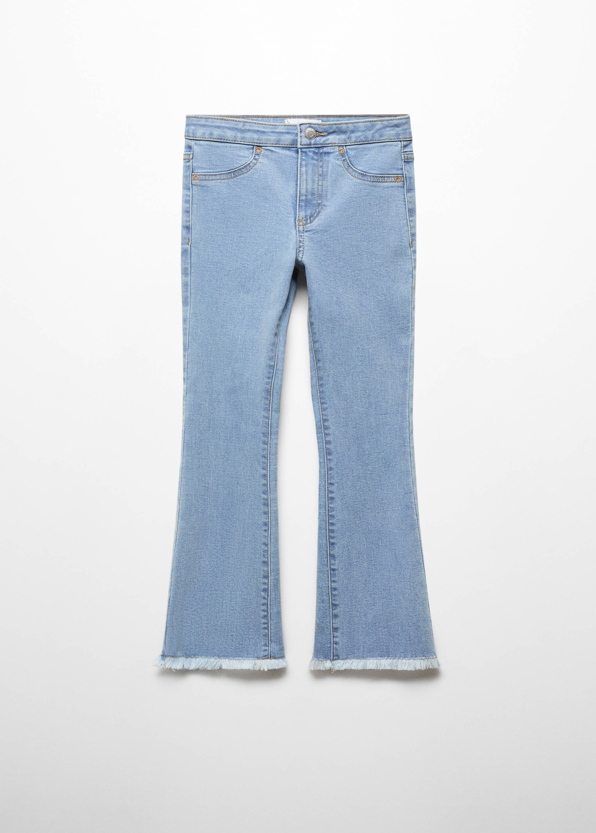 Frayed finish flare jeans - Article without model