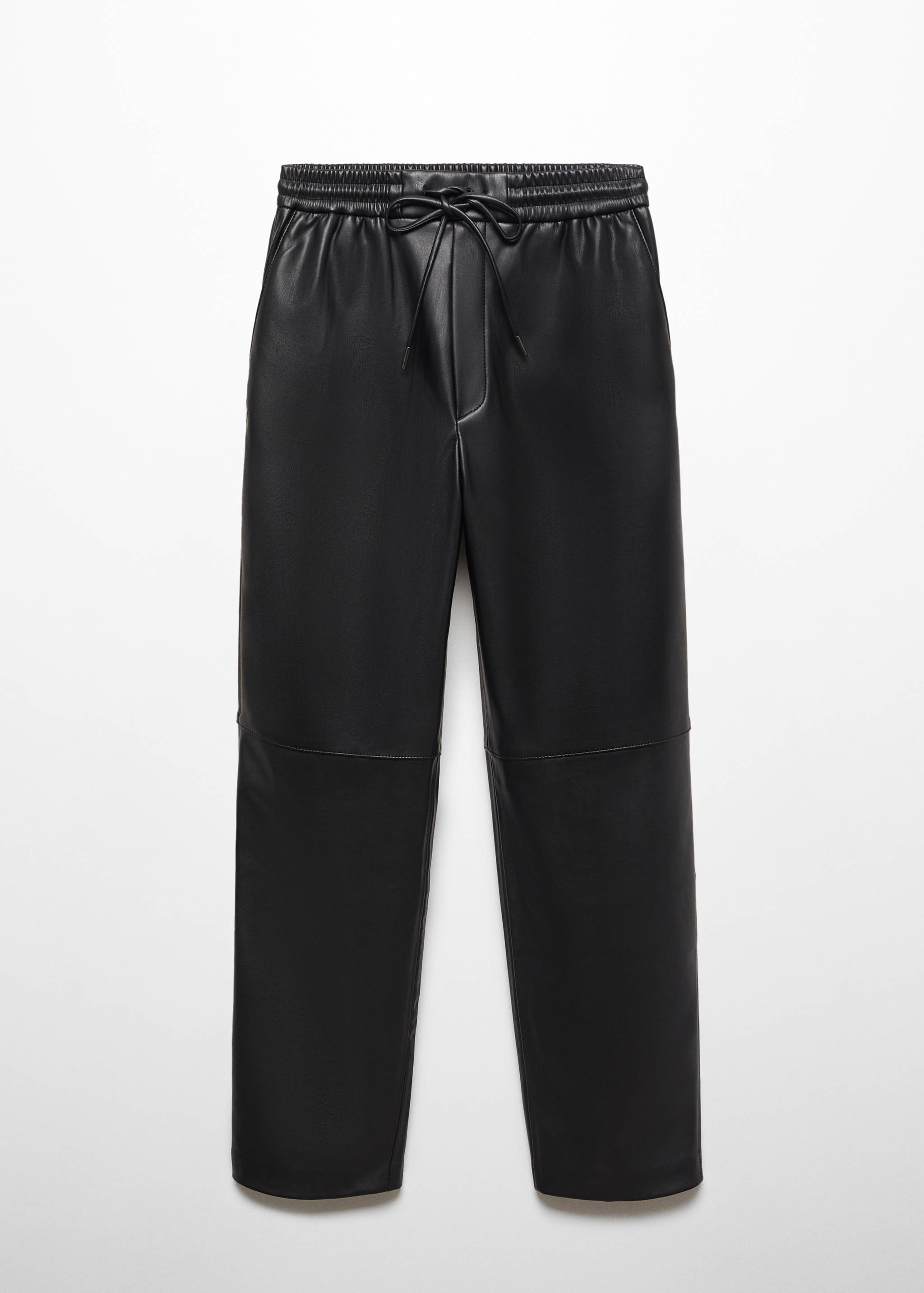 Pantalón cintura elástica efecto piel - Artículo sin modelo