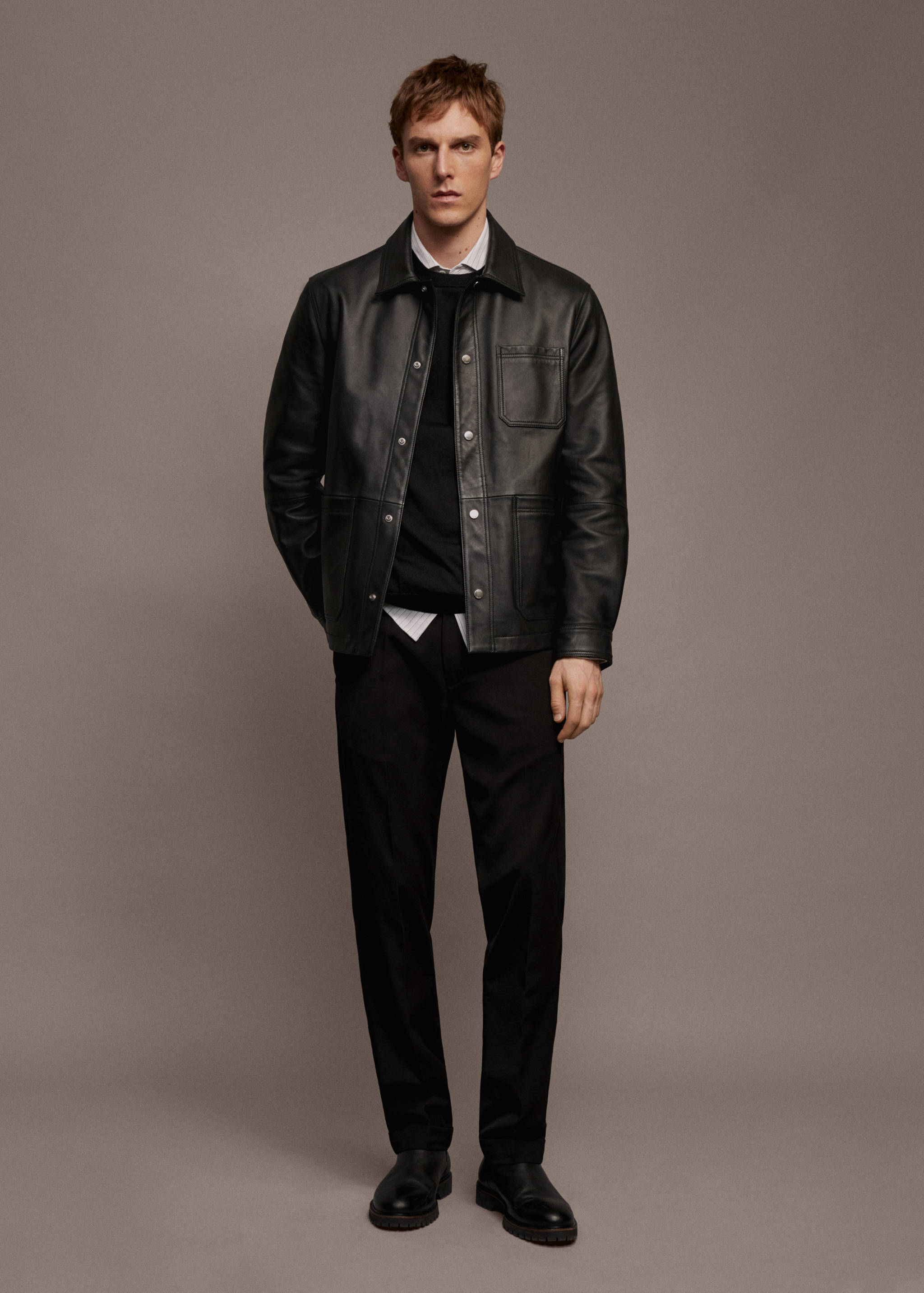 Blouson 100 % cuir nappa - Détail de l'article 7