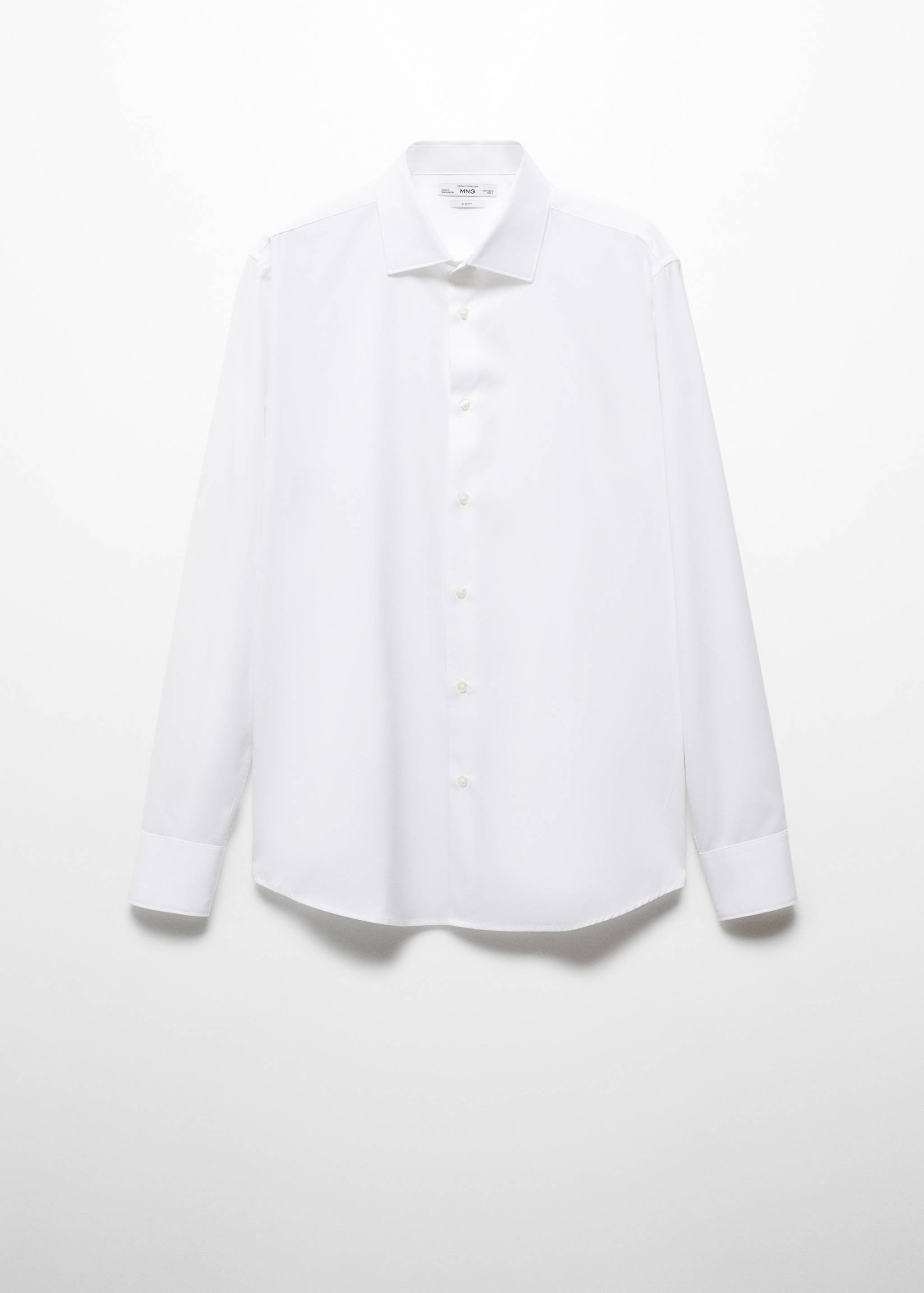 Chemise costume slim-fit popeline coton - Article sans modèle