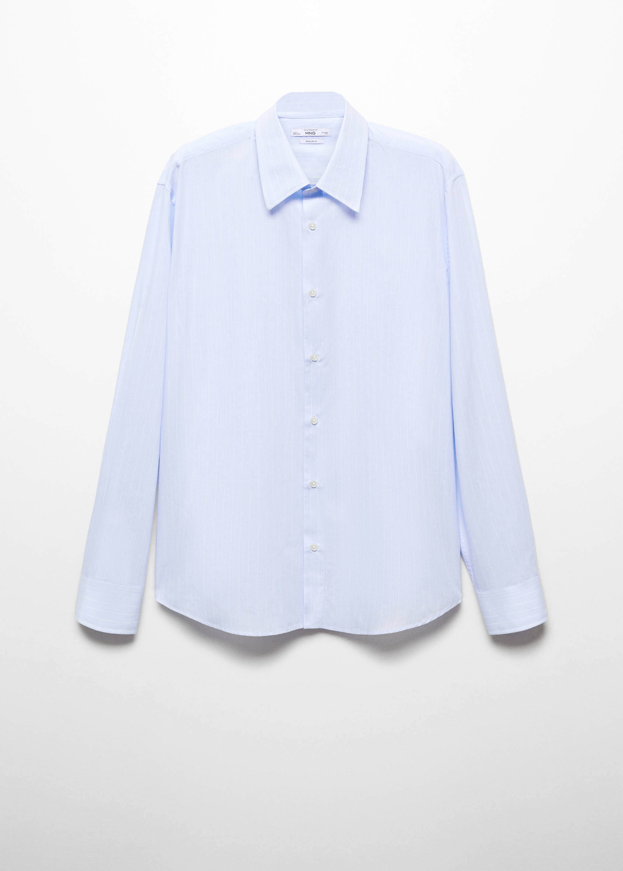 Chemise costume regular-fit coton rayures - Article sans modèle