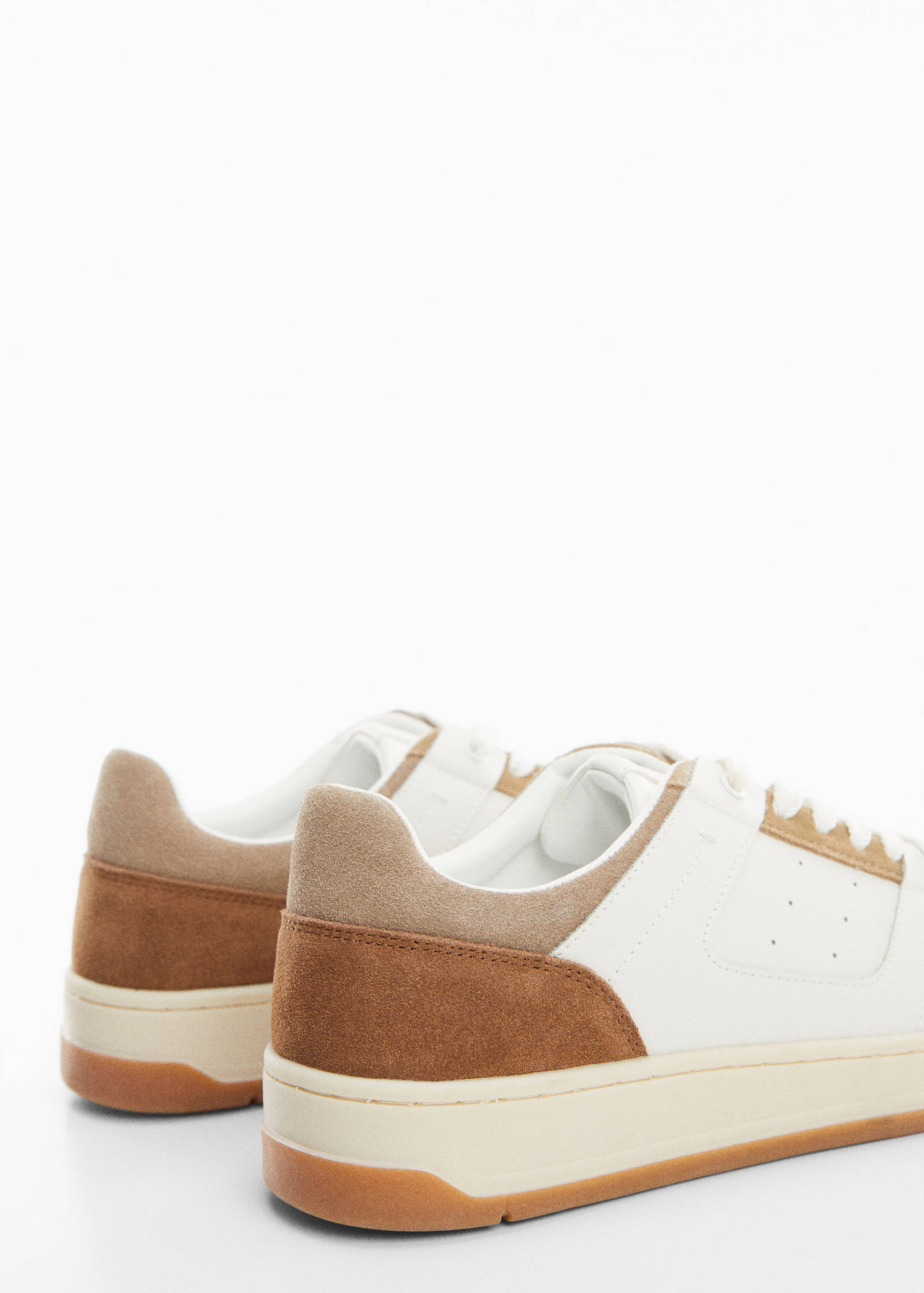 Leather mixed sneakers - Details of the article 2