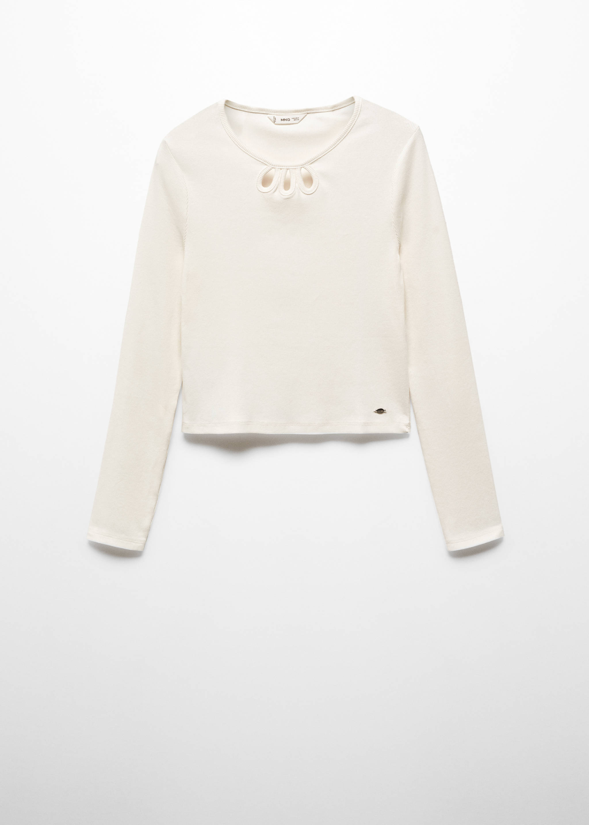 Long-sleeve t-shirt with cut-out - Article without model
