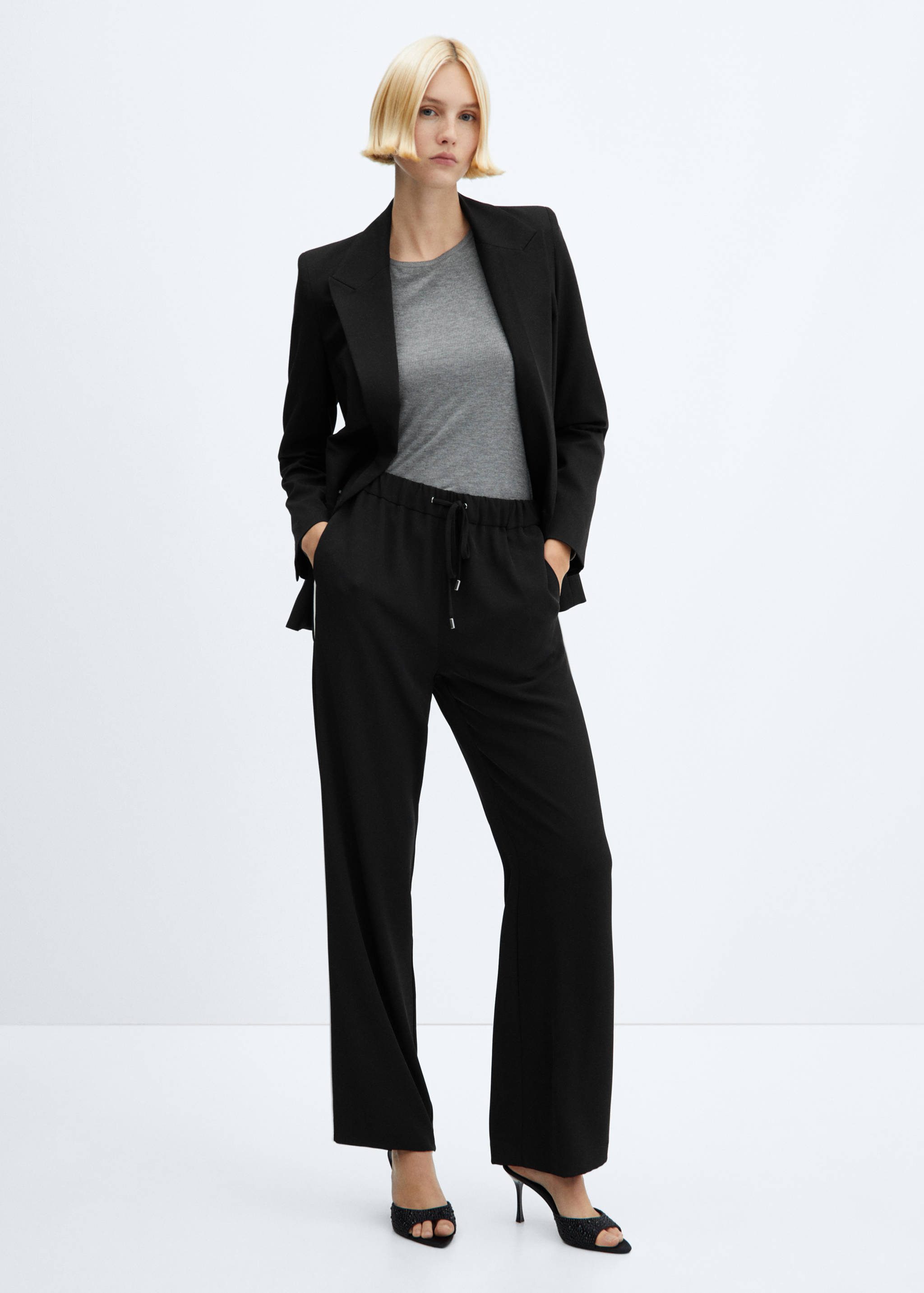 Elastic waist pants - General plane