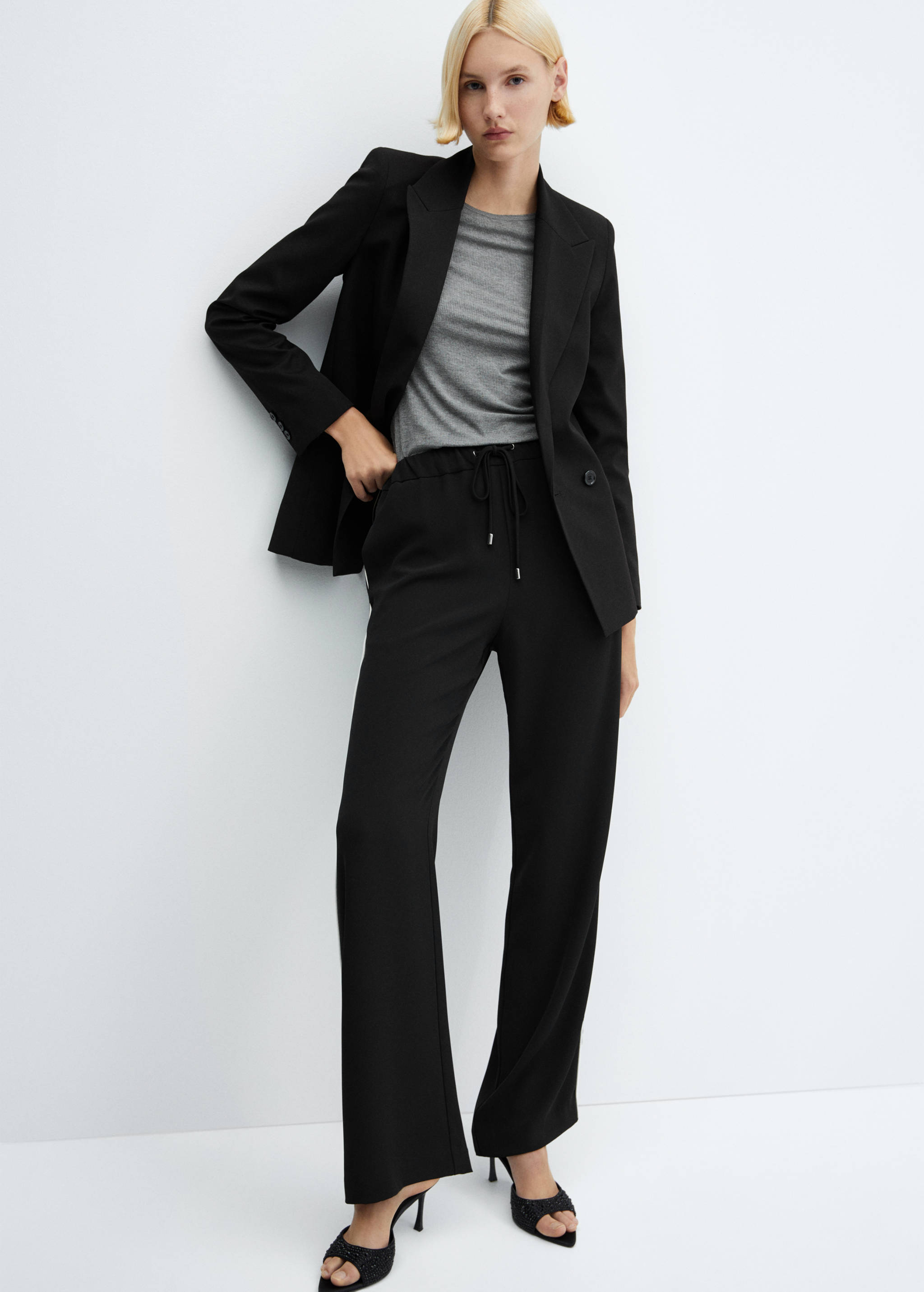 Elastic waist pants - Details of the article 2