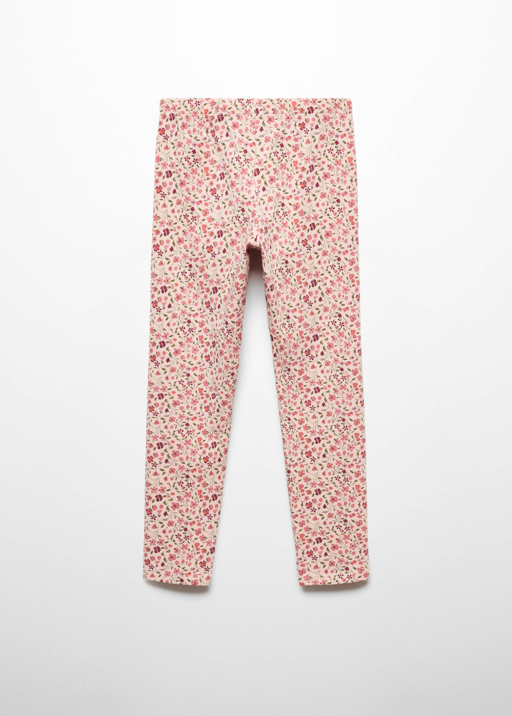 Легинсы с цветочным принтом - Обратная сторона изделия