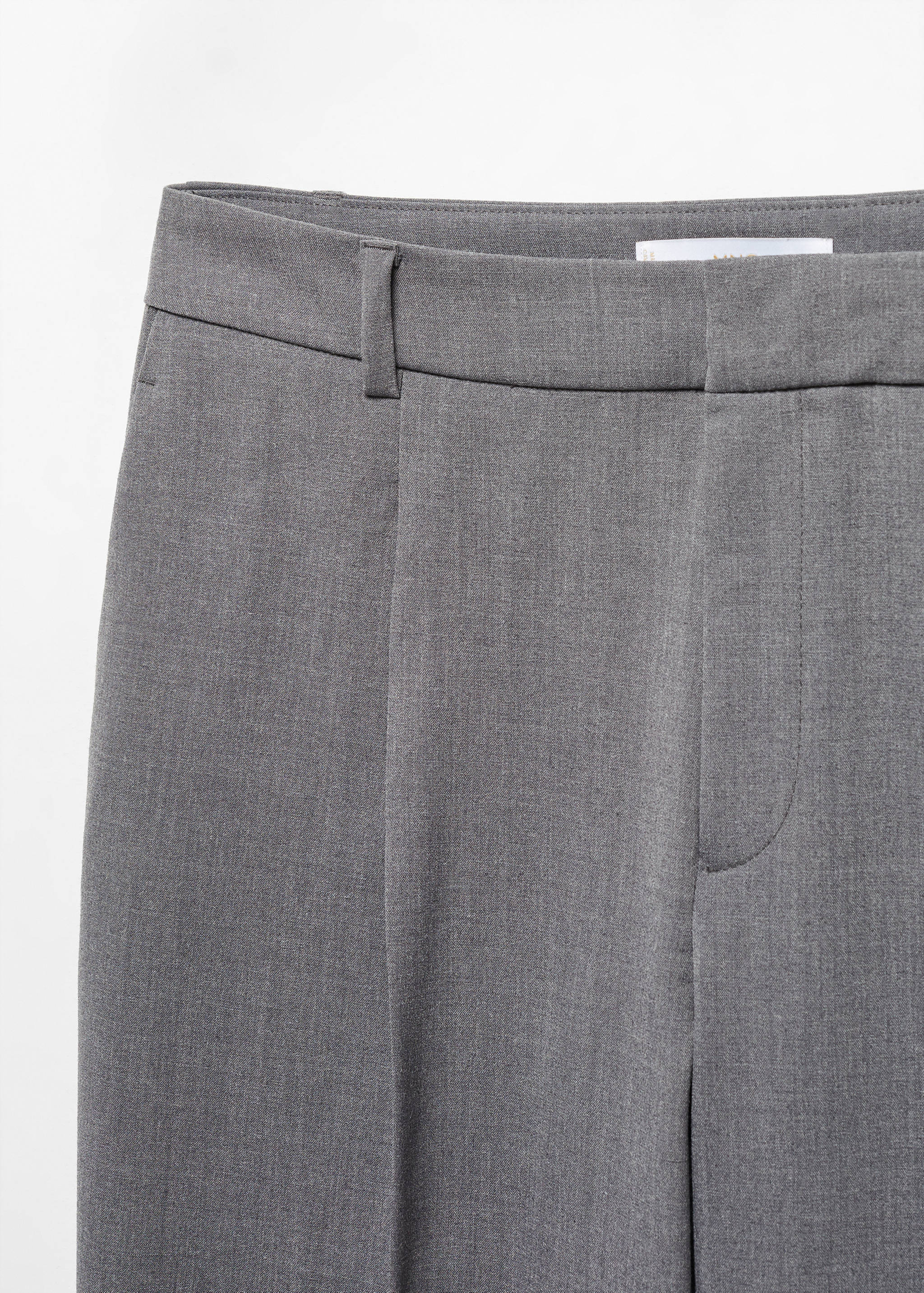 Straight-fit flecked trousers - Details of the article 8