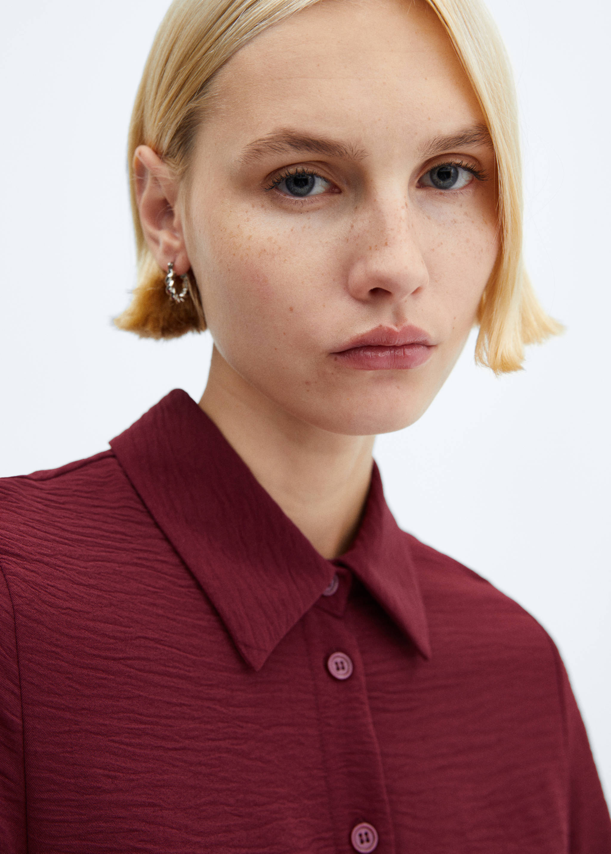 Bow shirt dress - Details of the article 1